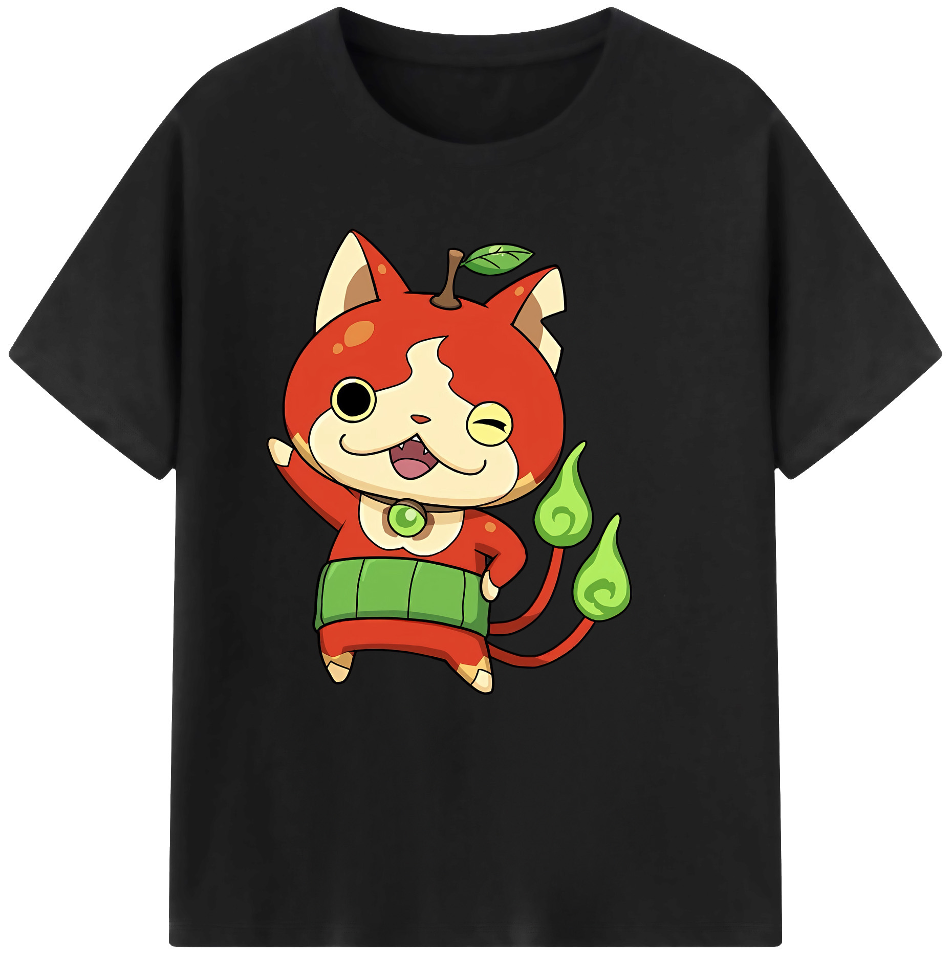 （画像用） 妖怪ウォッチ Yo-kai Watch 綿100％半袖Tシャツ（フロントプリント）