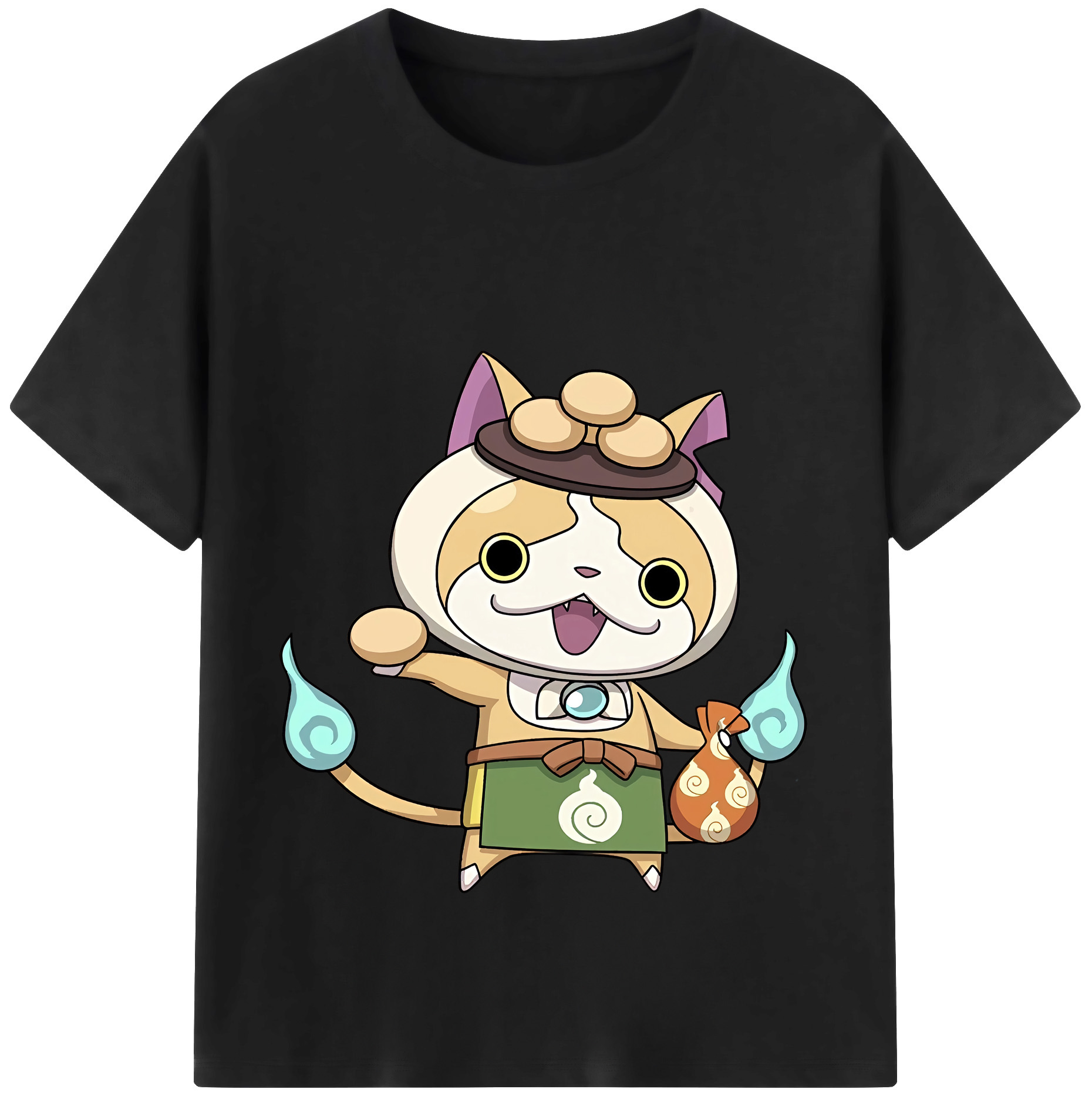 （画像用） 妖怪ウォッチ Yo-kai Watch 綿100％半袖Tシャツ（フロントプリント）