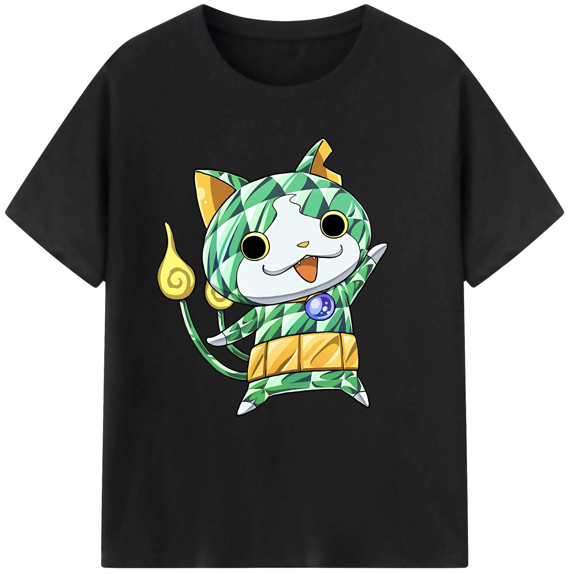 （画像用） 妖怪ウォッチ Yo-kai Watch 綿100％半袖Tシャツ（フロントプリント）