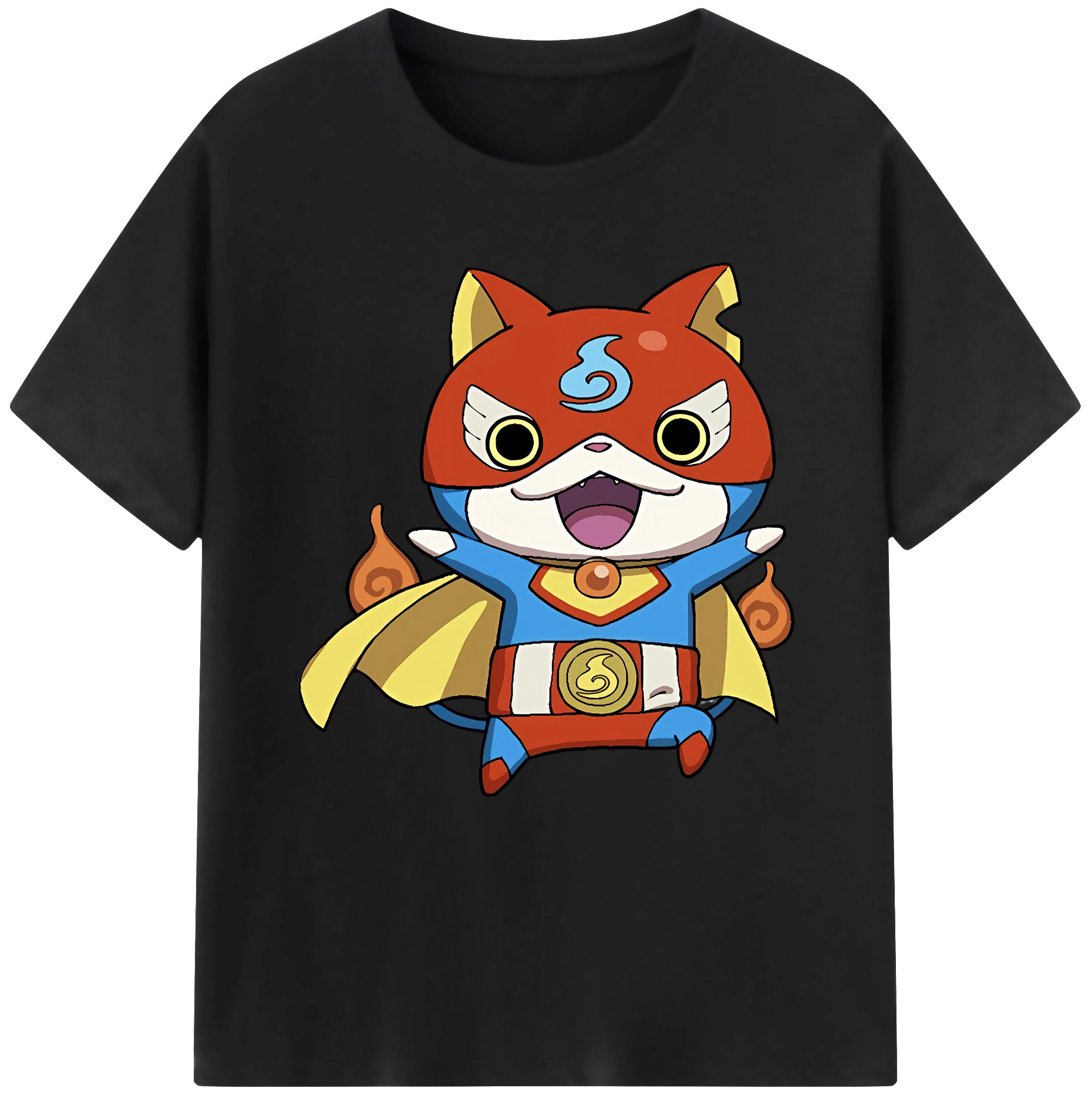 （画像用） 妖怪ウォッチ Yo-kai Watch 綿100％半袖Tシャツ（フロントプリント）