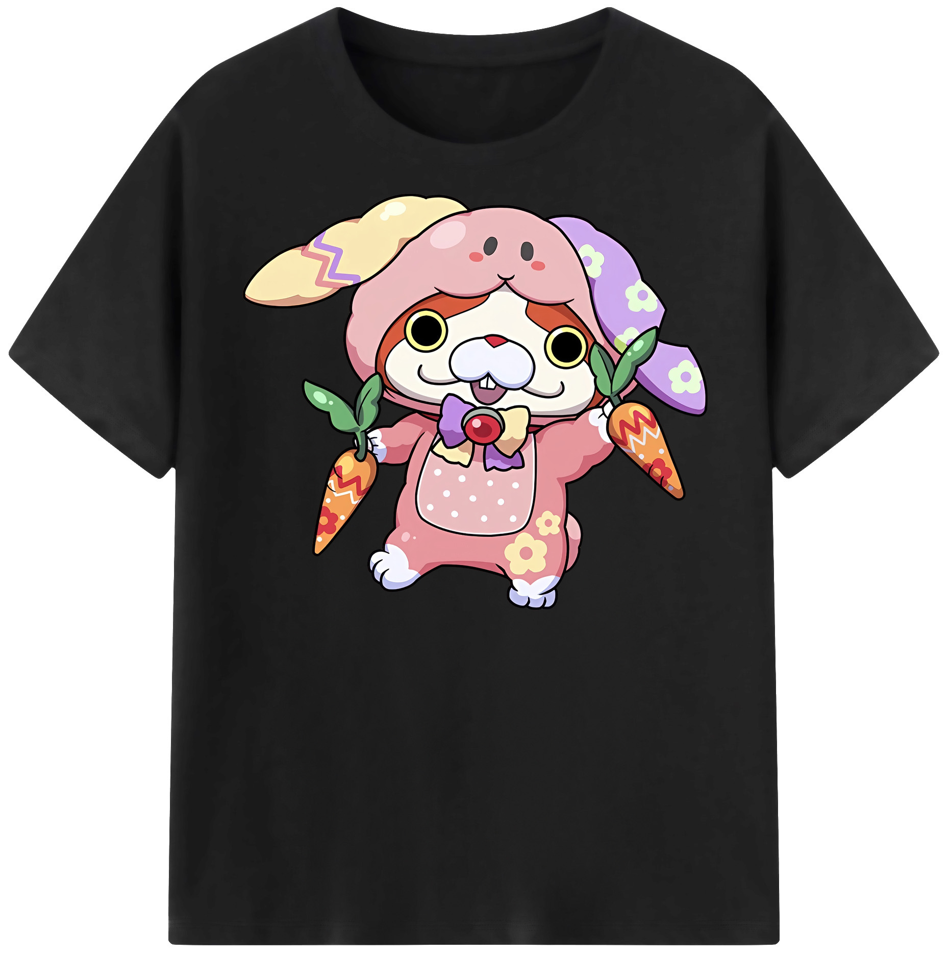 （画像用） 妖怪ウォッチ Yo-kai Watch 綿100％半袖Tシャツ（フロントプリント）
