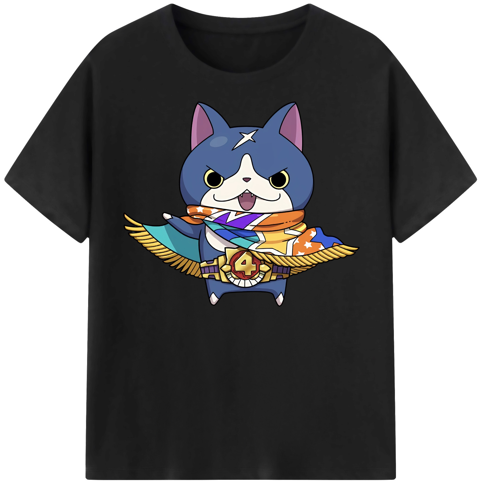 （画像用） 妖怪ウォッチ Yo-kai Watch 綿100％半袖Tシャツ（フロントプリント）