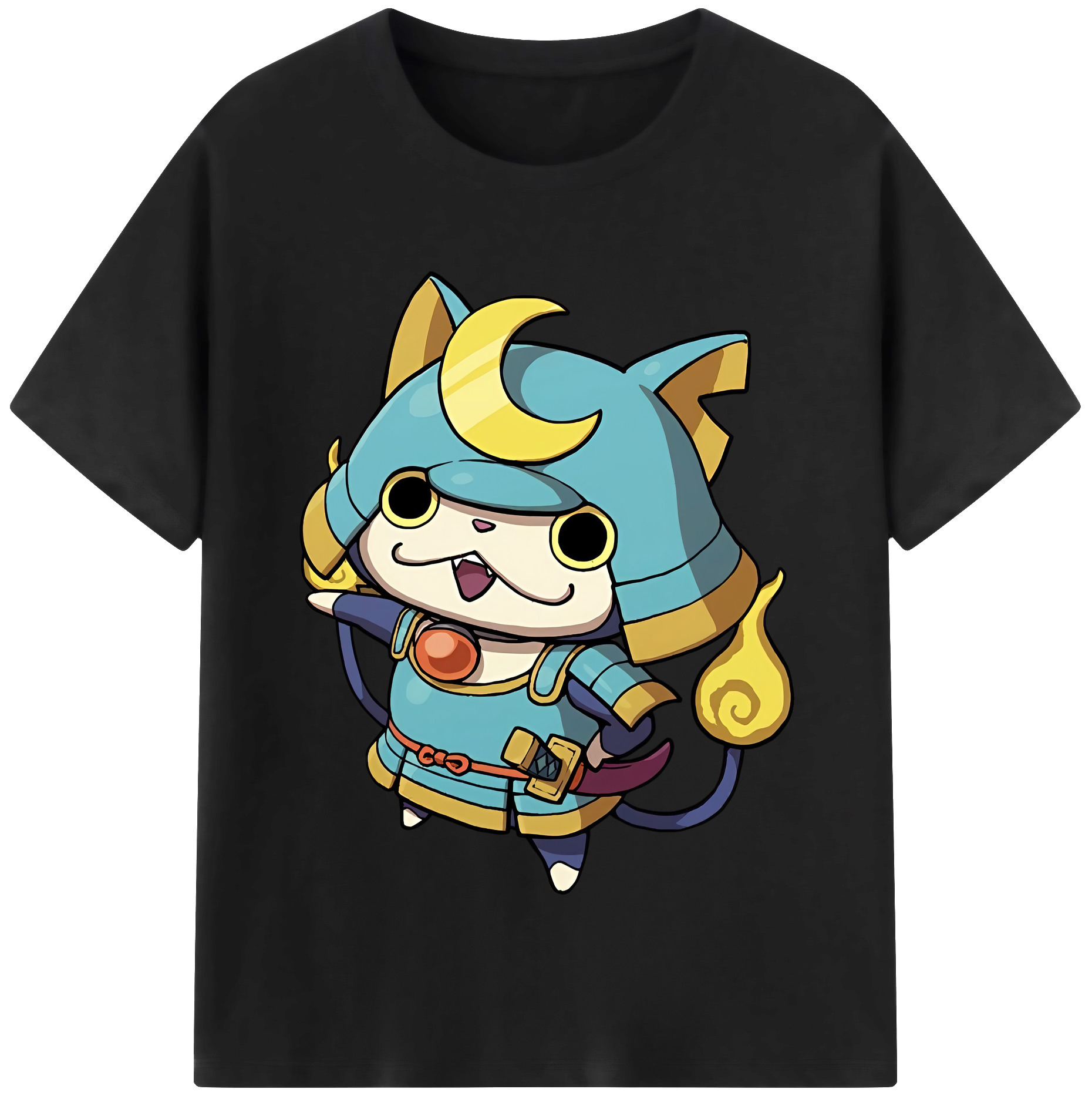 （画像用） 妖怪ウォッチ Yo-kai Watch 綿100％半袖Tシャツ（フロントプリント）