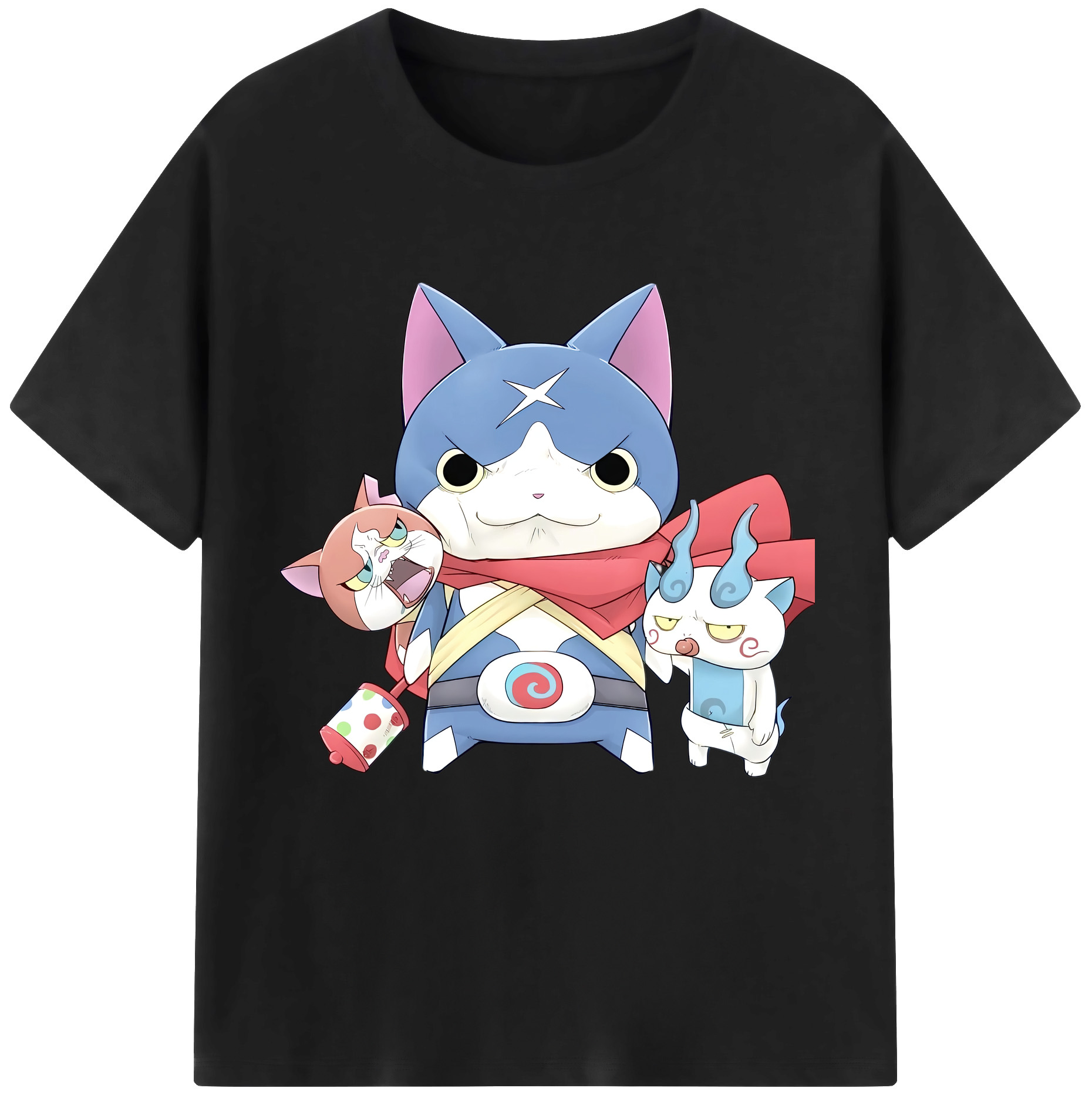 （画像用） 妖怪ウォッチ Yo-kai Watch 綿100％半袖Tシャツ（フロントプリント）