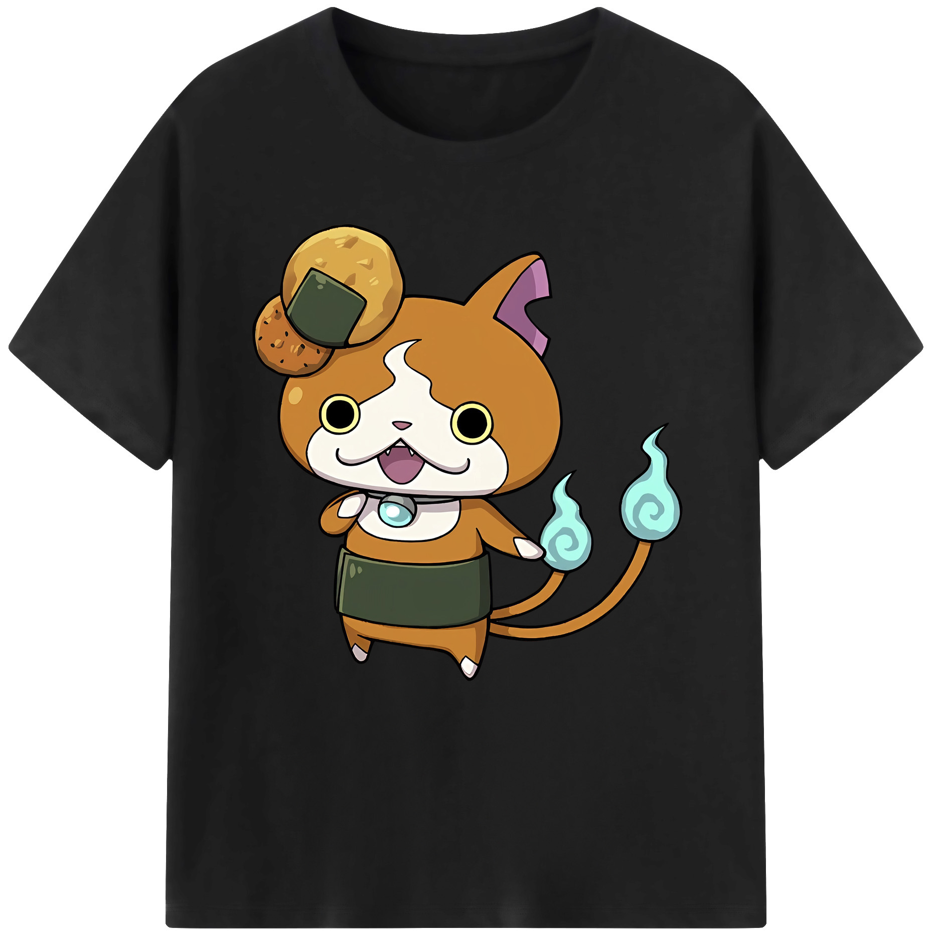 （画像用） 妖怪ウォッチ Yo-kai Watch 綿100％半袖Tシャツ（フロントプリント）
