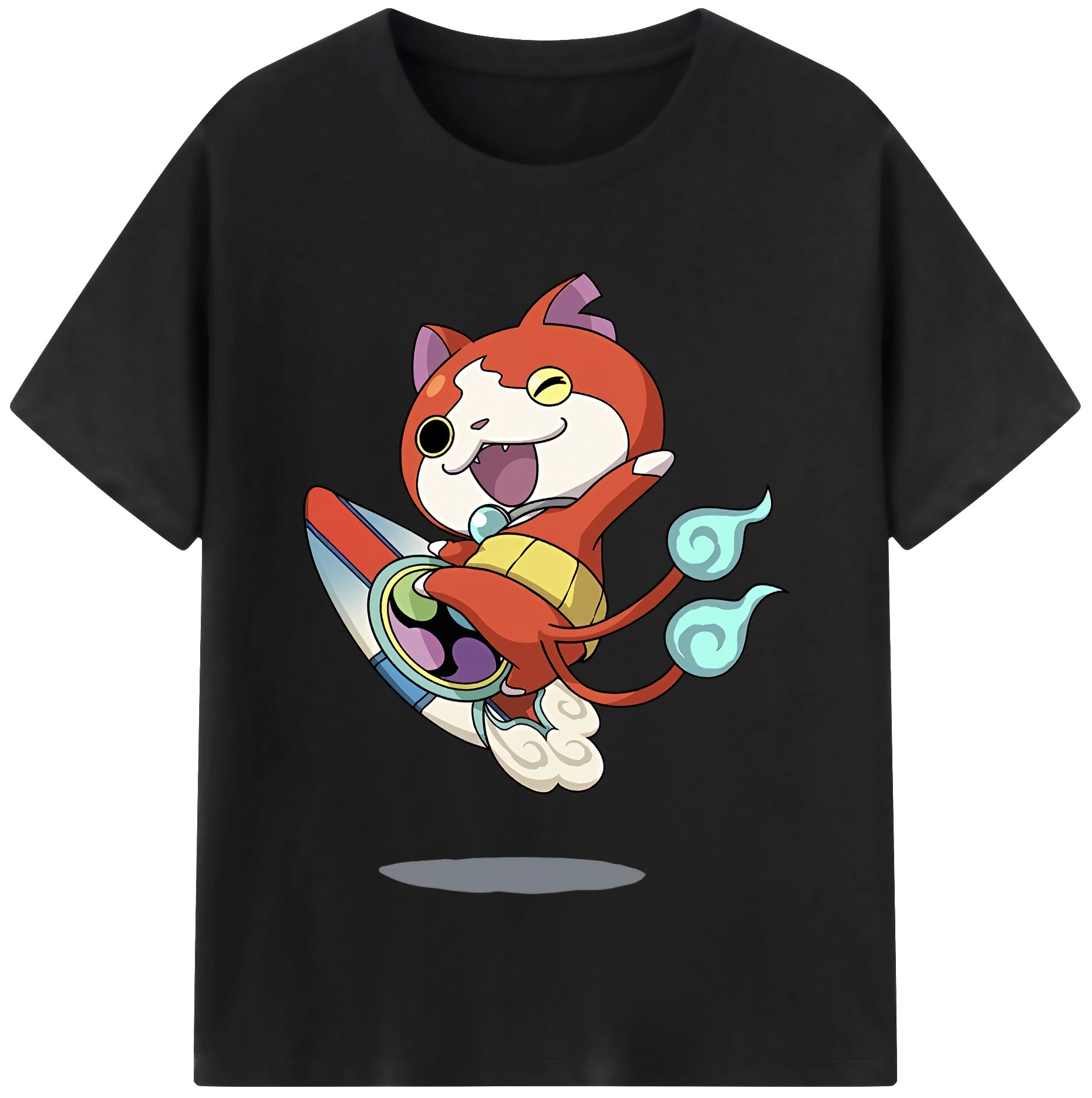（画像用） 妖怪ウォッチ Yo-kai Watch 綿100％半袖Tシャツ（フロントプリント）