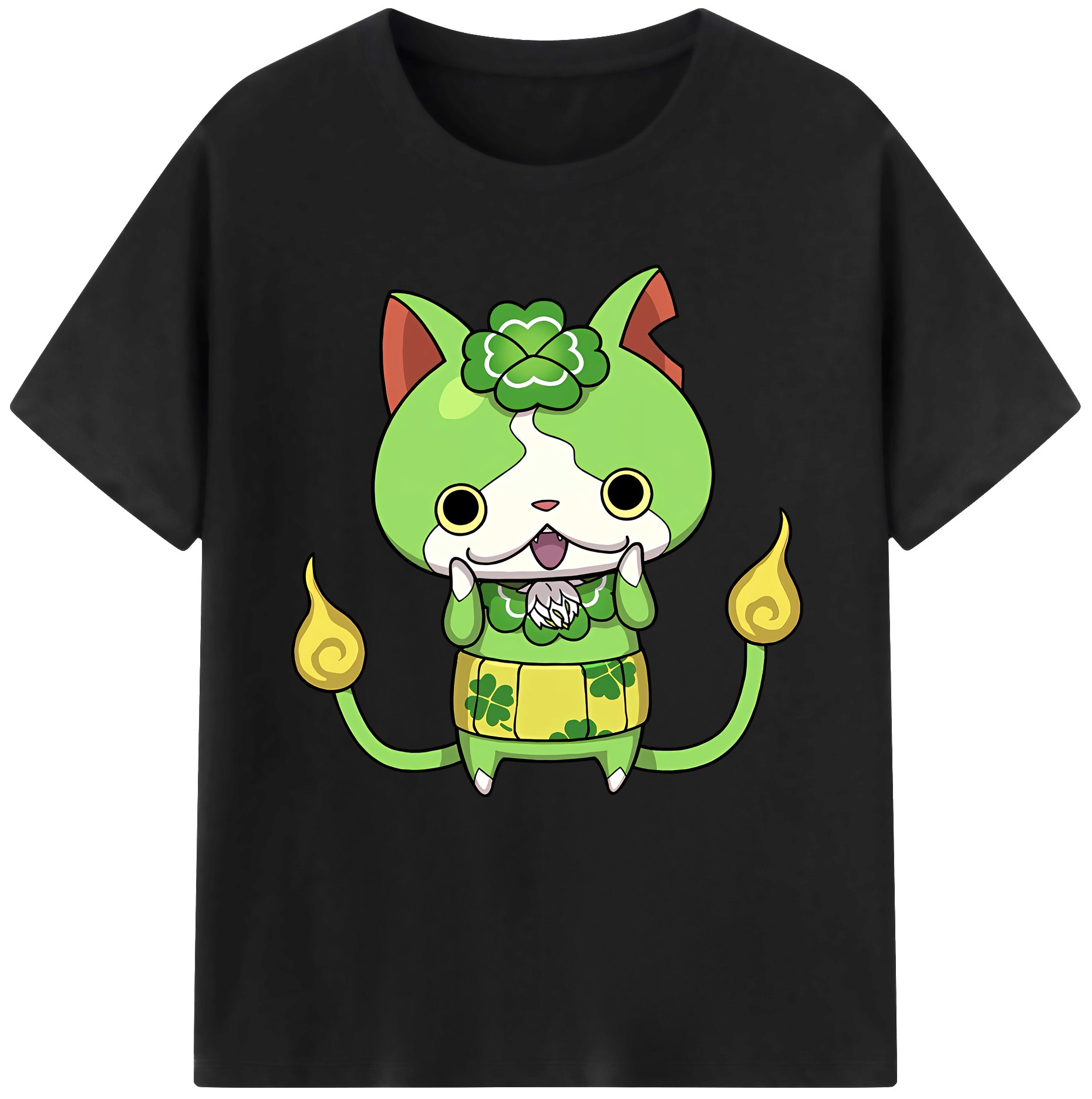 （画像用） 妖怪ウォッチ Yo-kai Watch 綿100％半袖Tシャツ（フロントプリント）