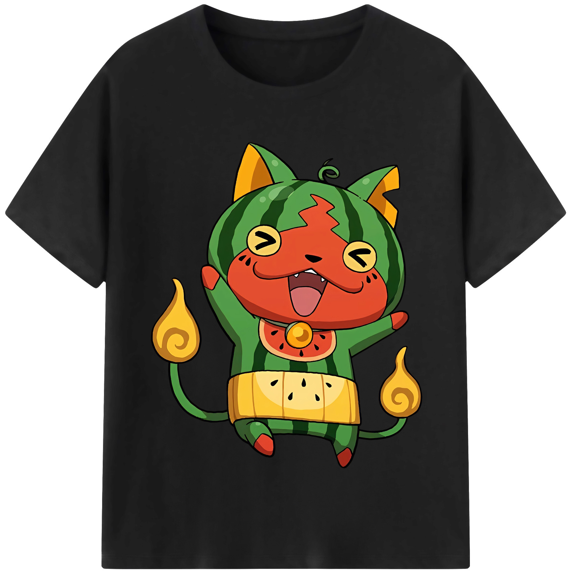 （画像用） 妖怪ウォッチ Yo-kai Watch 綿100％半袖Tシャツ（フロントプリント）