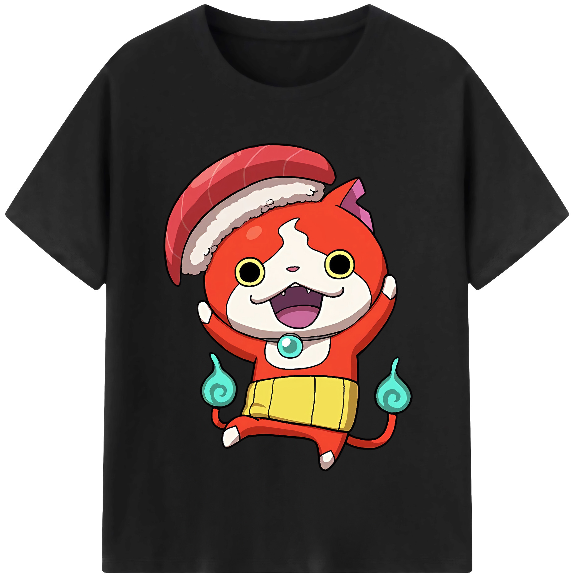 （画像用） 妖怪ウォッチ Yo-kai Watch 綿100％半袖Tシャツ（フロントプリント）