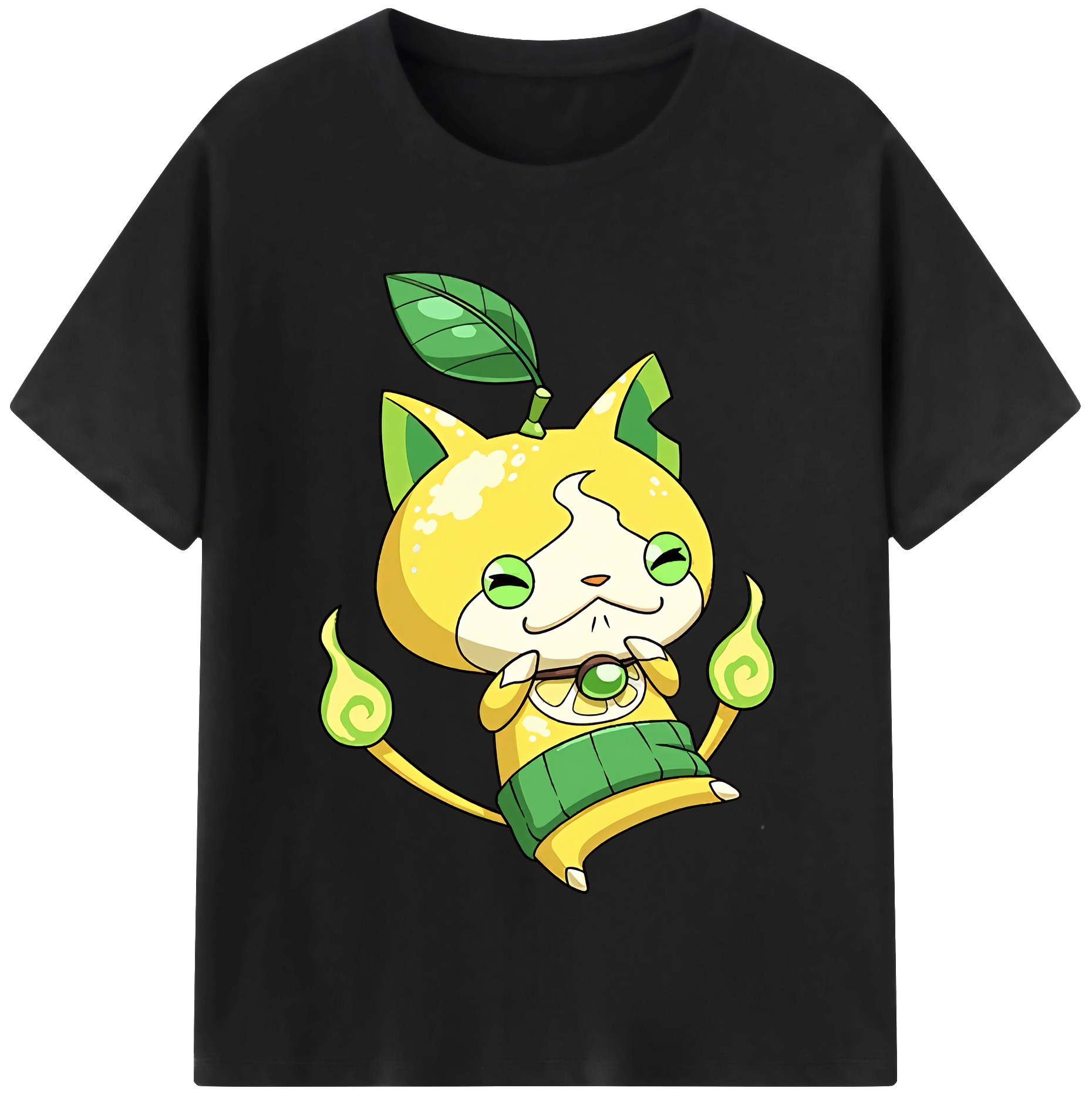 （画像用） 妖怪ウォッチ Yo-kai Watch 綿100％半袖Tシャツ（フロントプリント）