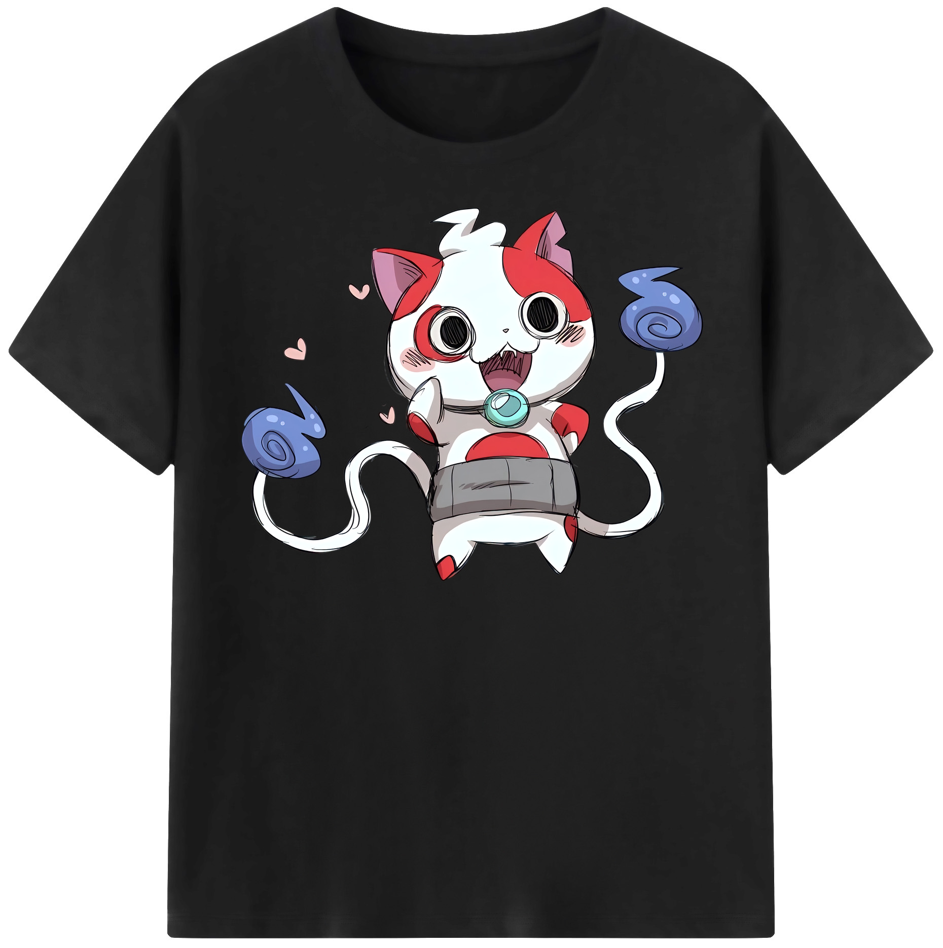 （画像用） 妖怪ウォッチ Yo-kai Watch 綿100％半袖Tシャツ（フロントプリント）
