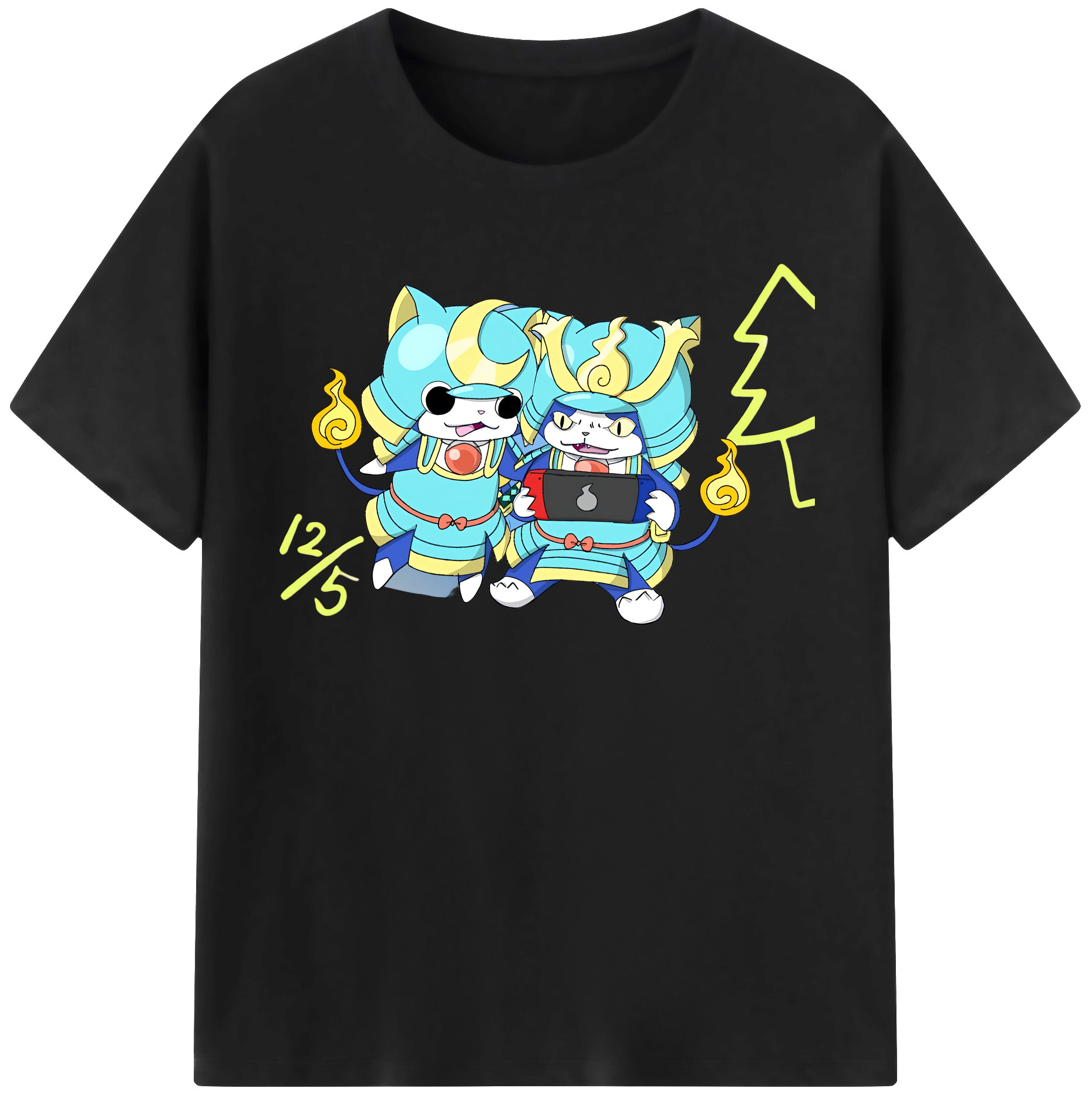 （画像用） 妖怪ウォッチ Yo-kai Watch 綿100％半袖Tシャツ（フロントプリント）