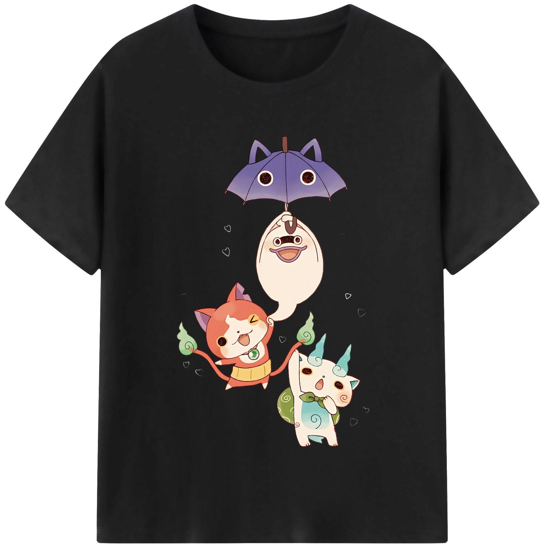 （画像用） 妖怪ウォッチ Yo-kai Watch 綿100％半袖Tシャツ（フロントプリント）
