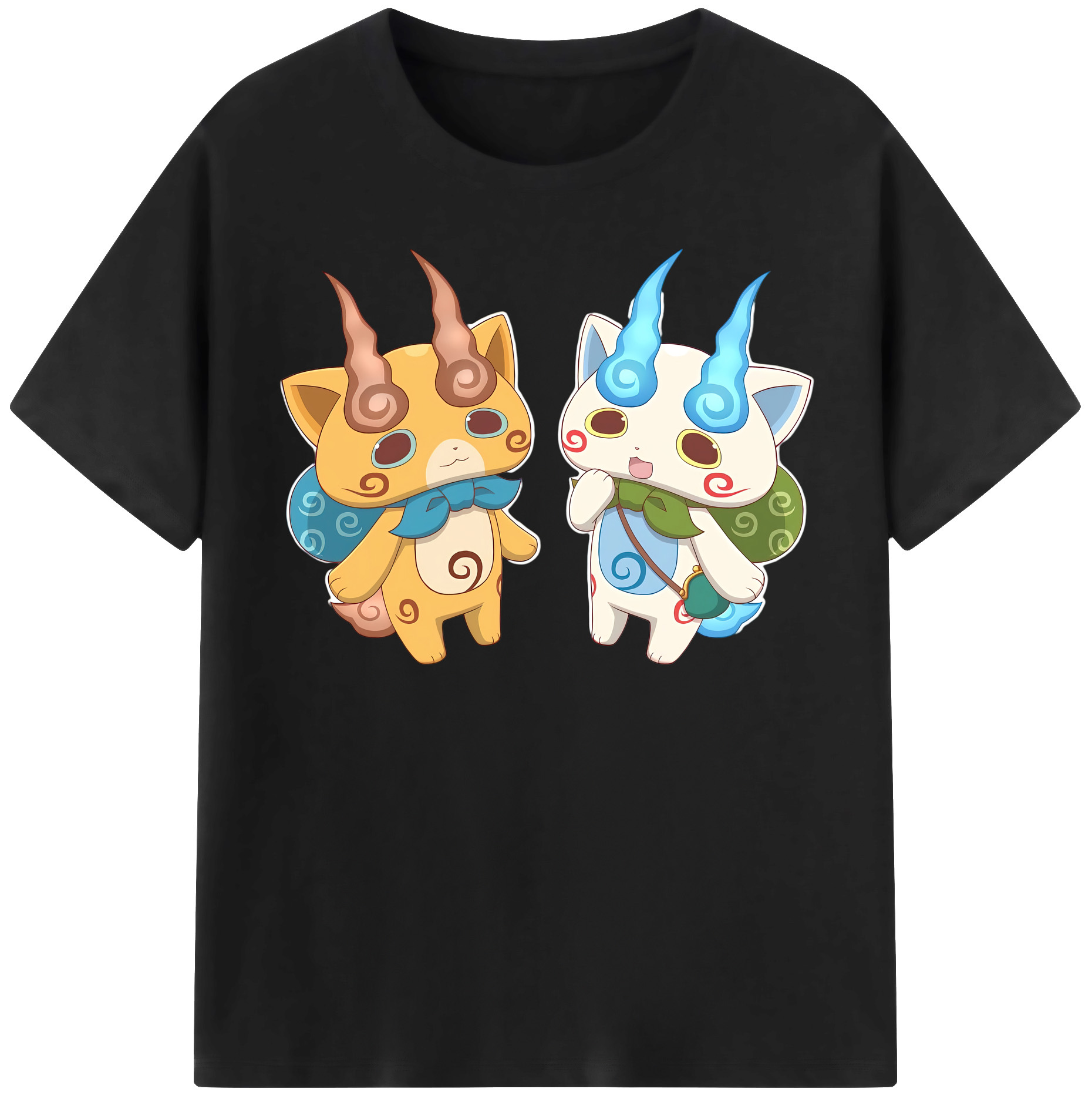 （画像用） 妖怪ウォッチ Yo-kai Watch 綿100％半袖Tシャツ（フロントプリント）