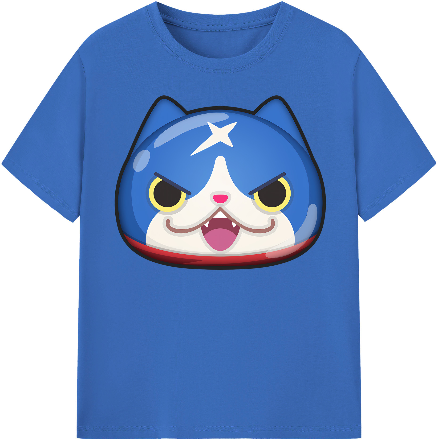 （画像用） 妖怪ウォッチ Yo-kai Watch 綿100％半袖Tシャツ（フロントプリント）