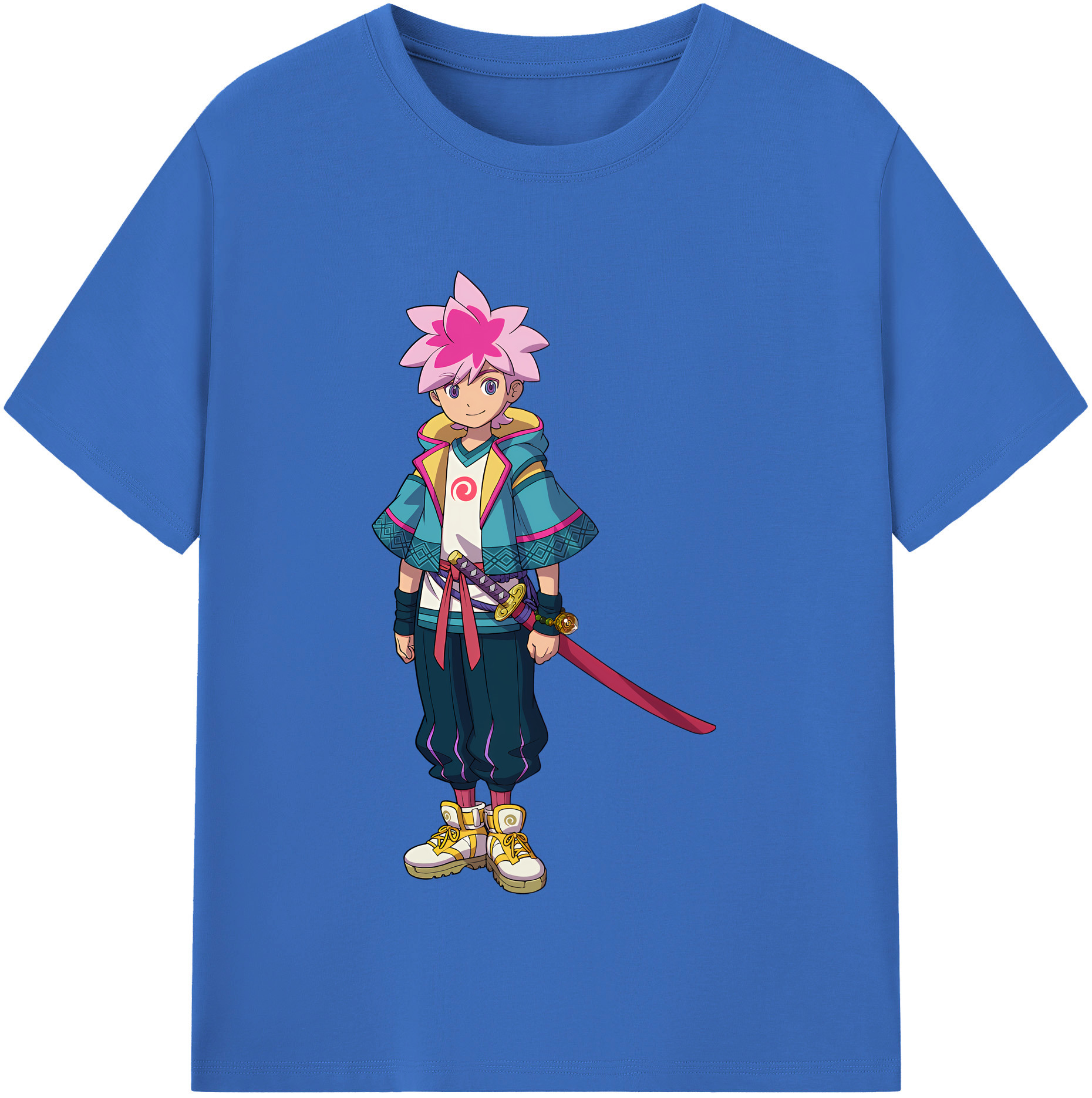 （画像用） 妖怪ウォッチ Yo-kai Watch 綿100％半袖Tシャツ（フロントプリント）