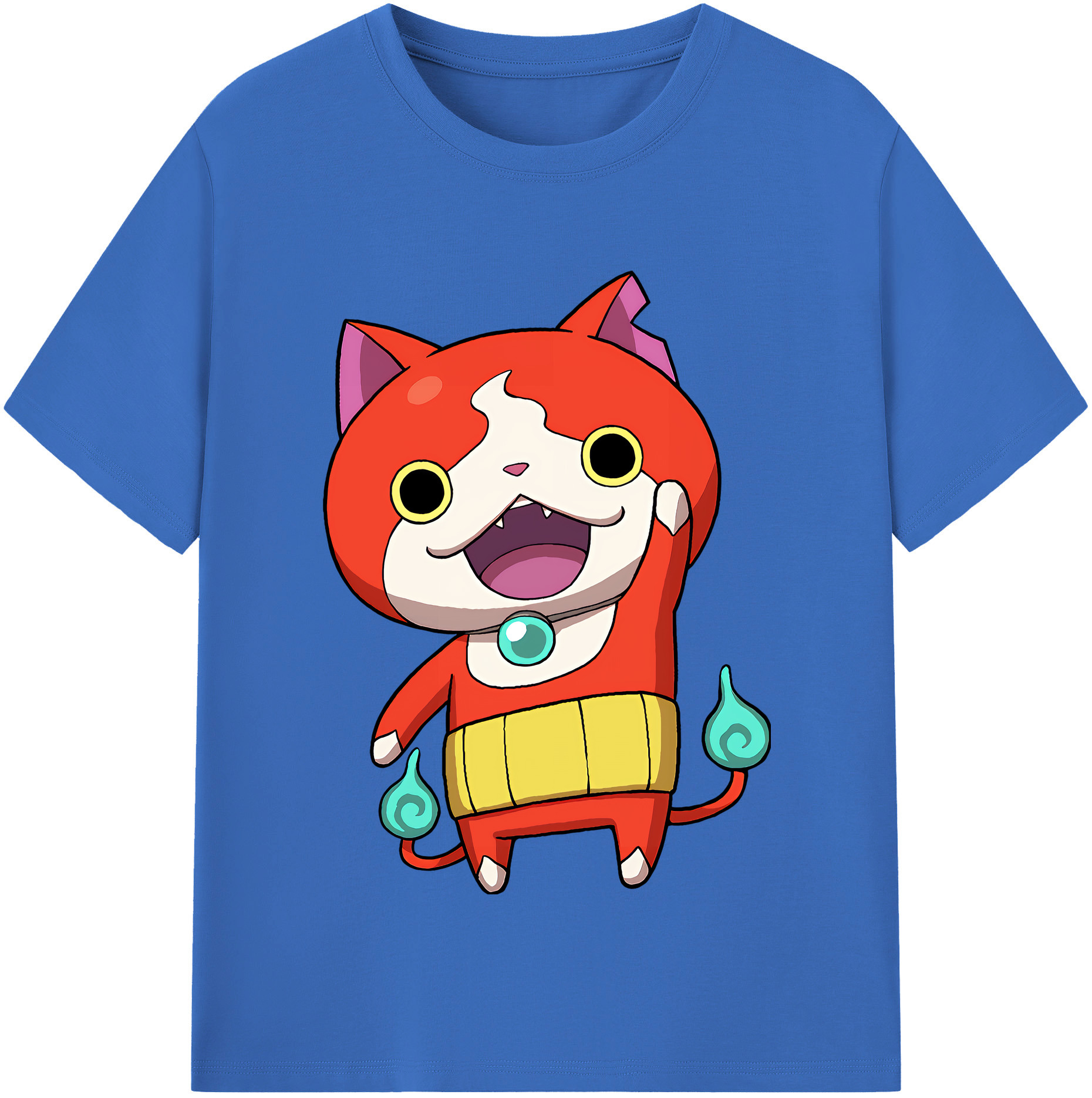 （画像用） 妖怪ウォッチ Yo-kai Watch 綿100％半袖Tシャツ（フロントプリント）