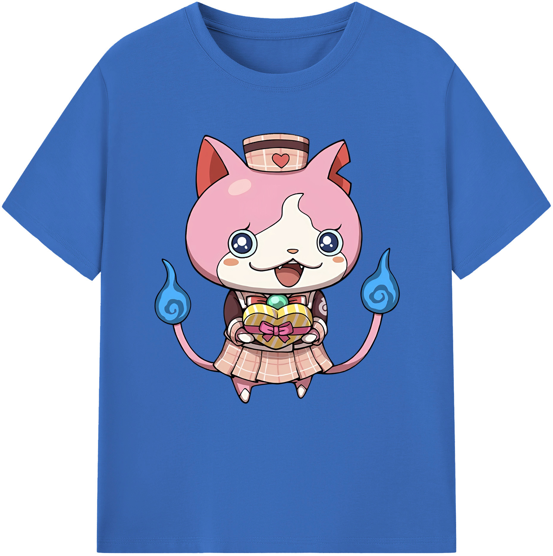 （画像用） 妖怪ウォッチ Yo-kai Watch 綿100％半袖Tシャツ（フロントプリント）