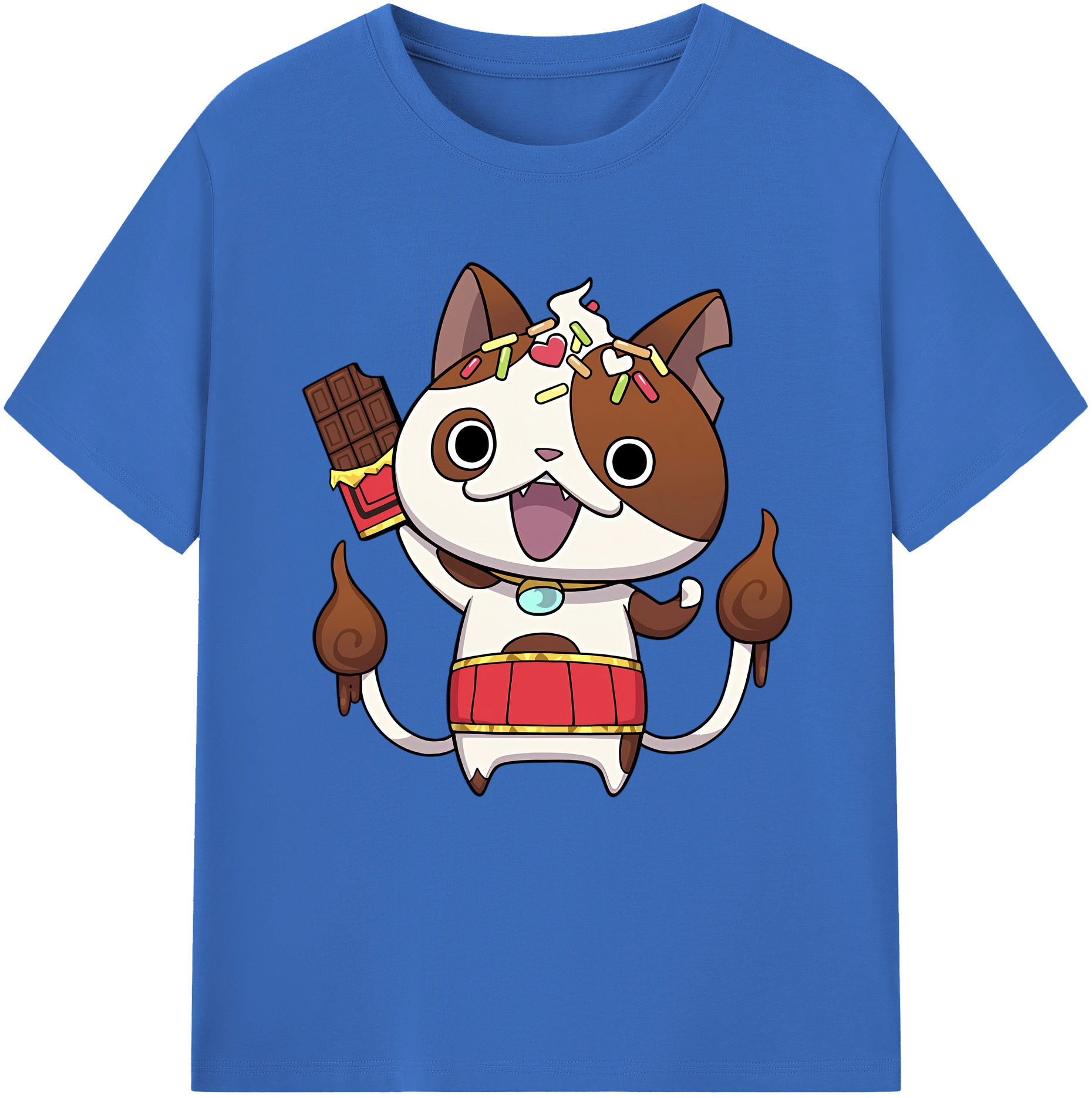 （画像用） 妖怪ウォッチ Yo-kai Watch 綿100％半袖Tシャツ（フロントプリント）