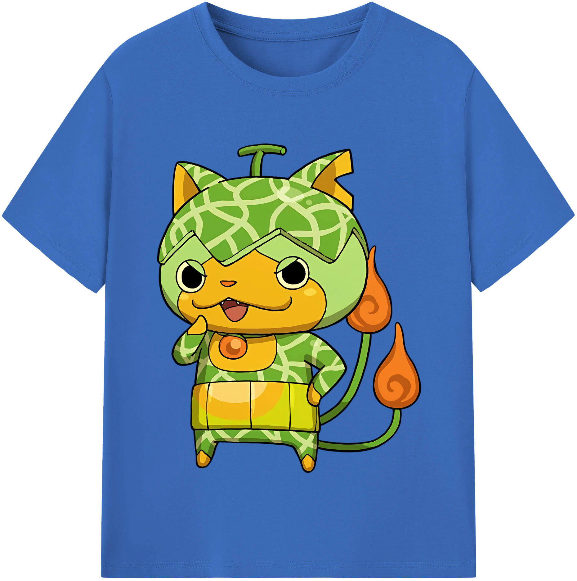 （画像用） 妖怪ウォッチ Yo-kai Watch 綿100％半袖Tシャツ（フロントプリント）