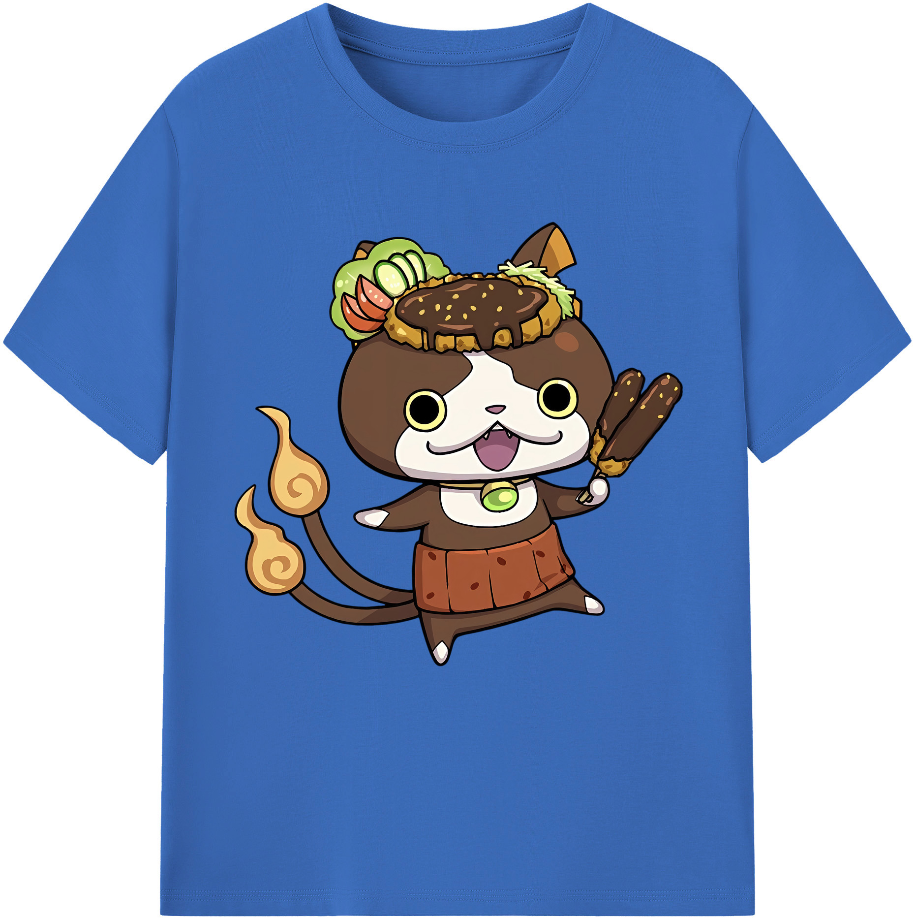 （画像用） 妖怪ウォッチ Yo-kai Watch 綿100％半袖Tシャツ（フロントプリント）