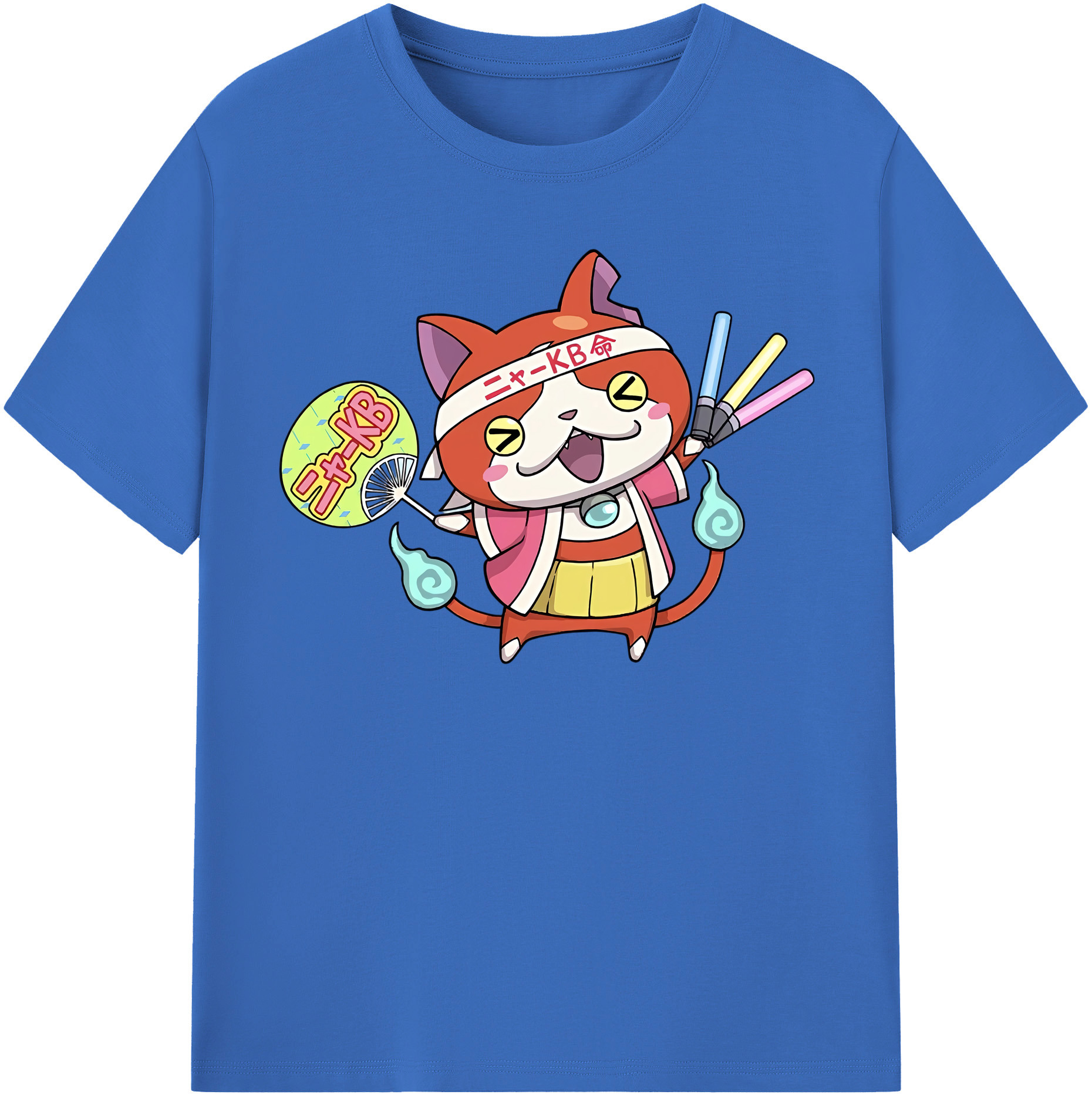 （画像用） 妖怪ウォッチ Yo-kai Watch 綿100％半袖Tシャツ（フロントプリント）