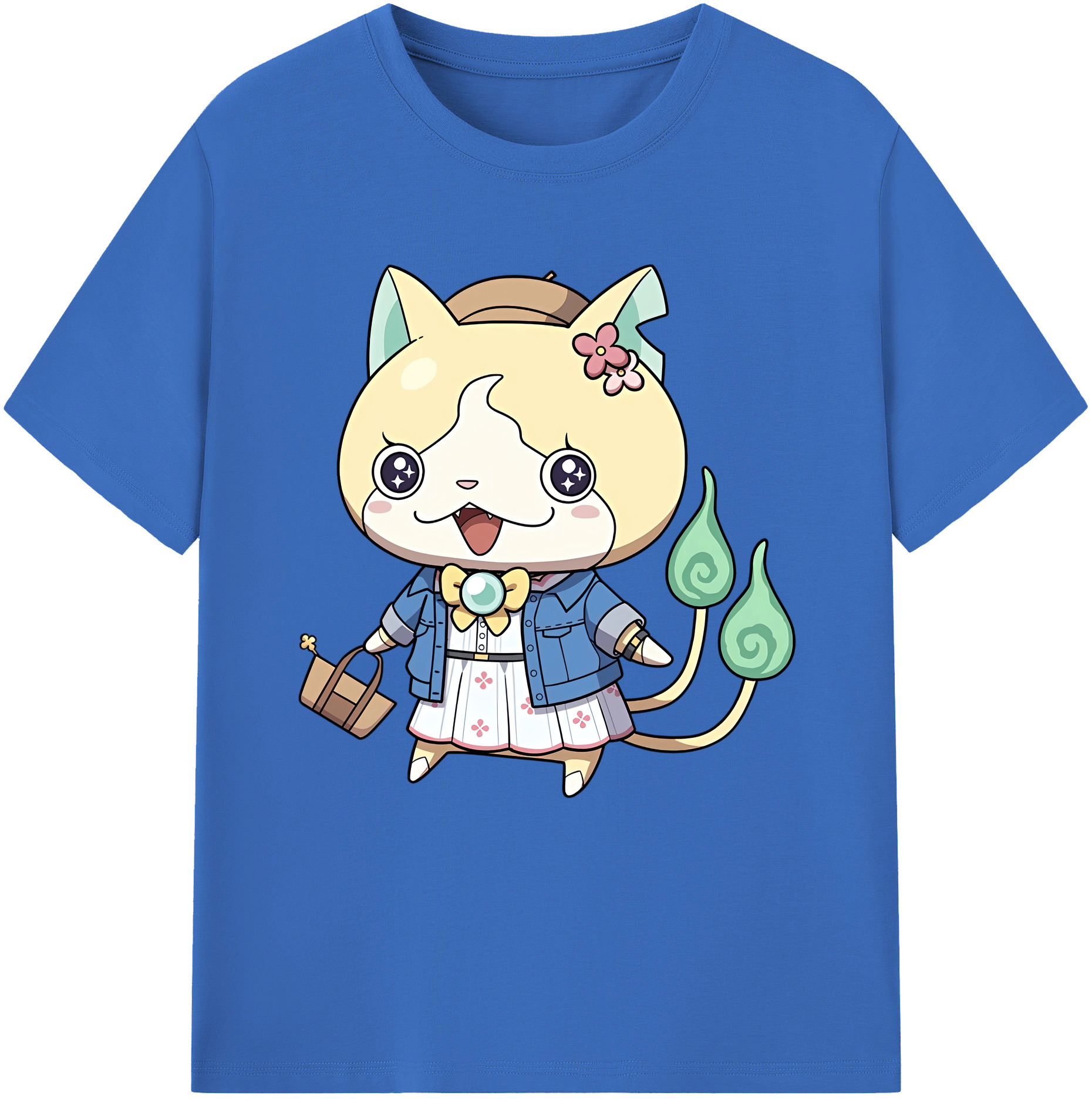 （画像用） 妖怪ウォッチ Yo-kai Watch 綿100％半袖Tシャツ（フロントプリント）