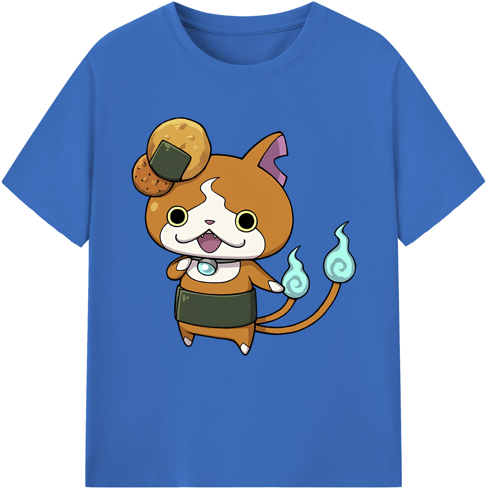 （画像用） 妖怪ウォッチ Yo-kai Watch 綿100％半袖Tシャツ（フロントプリント）