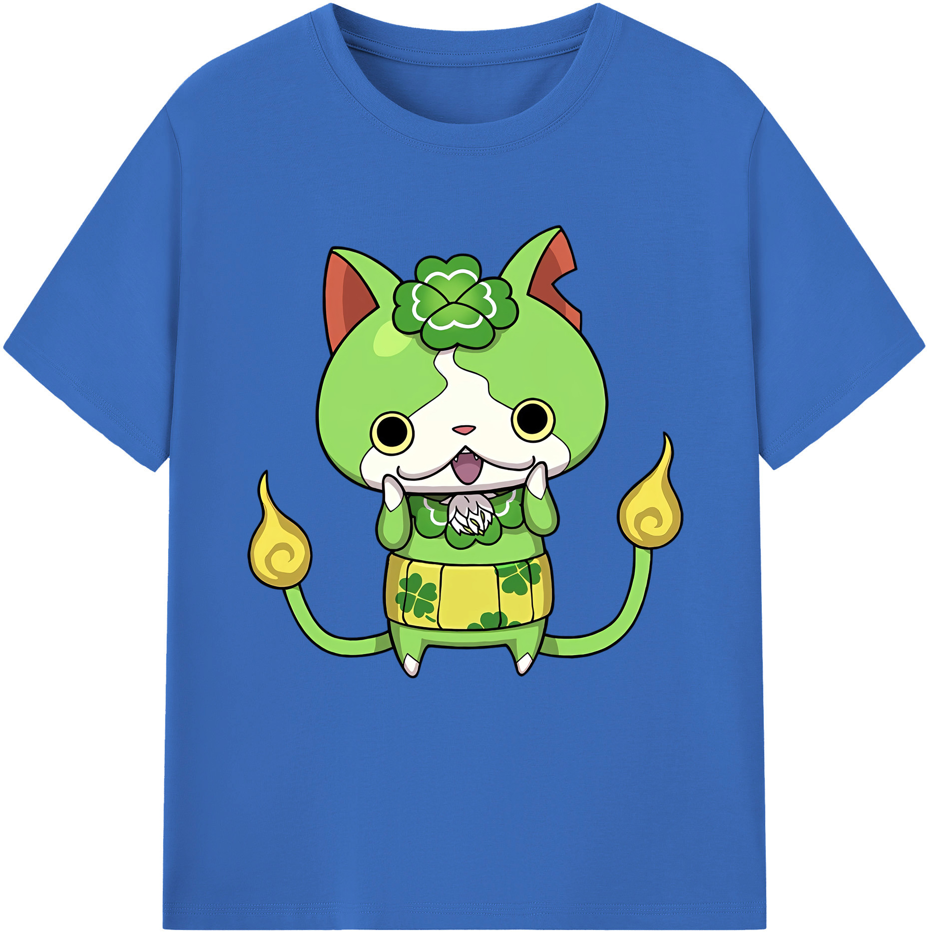 （画像用） 妖怪ウォッチ Yo-kai Watch 綿100％半袖Tシャツ（フロントプリント）
