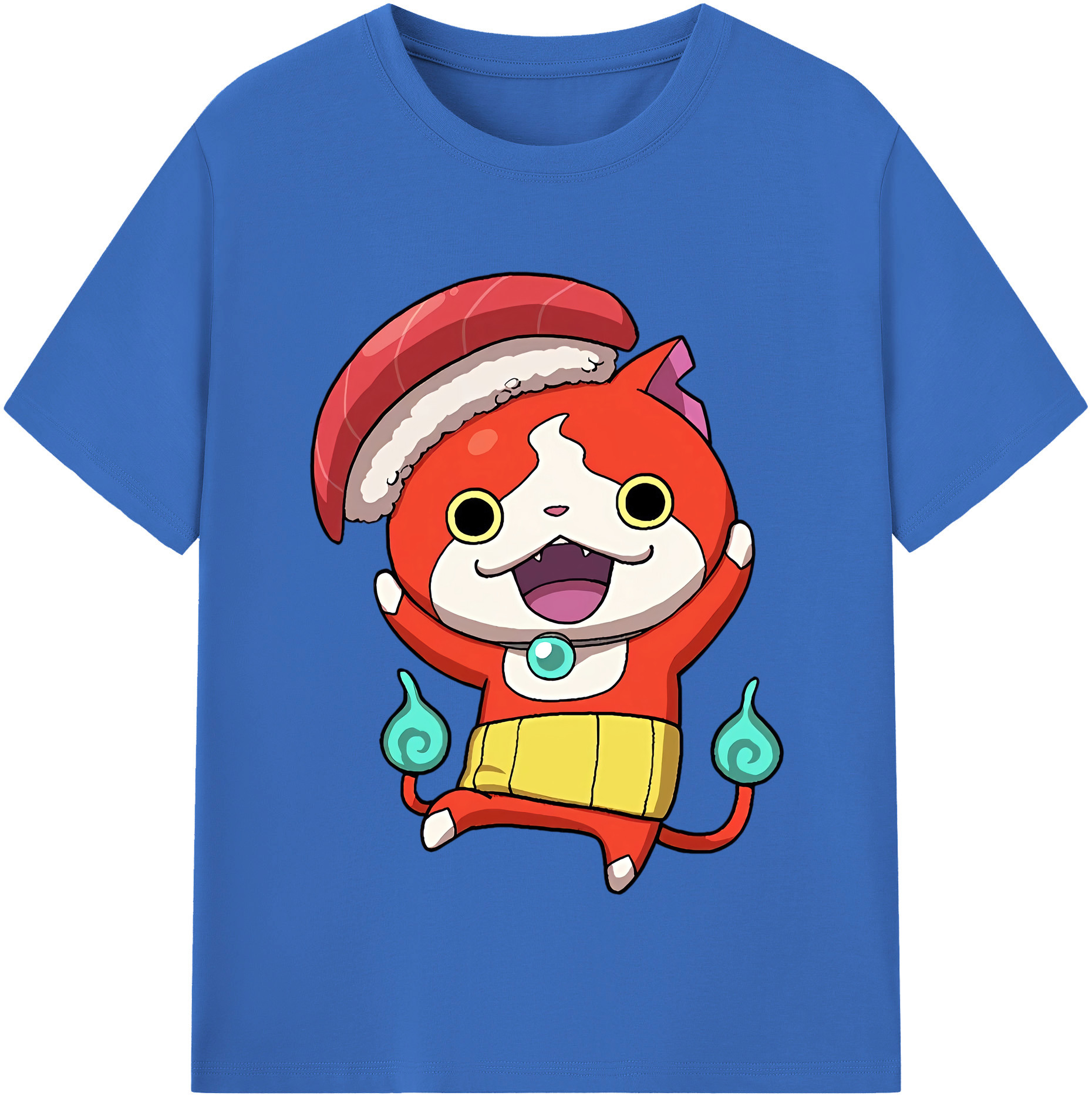 （画像用） 妖怪ウォッチ Yo-kai Watch 綿100％半袖Tシャツ（フロントプリント）
