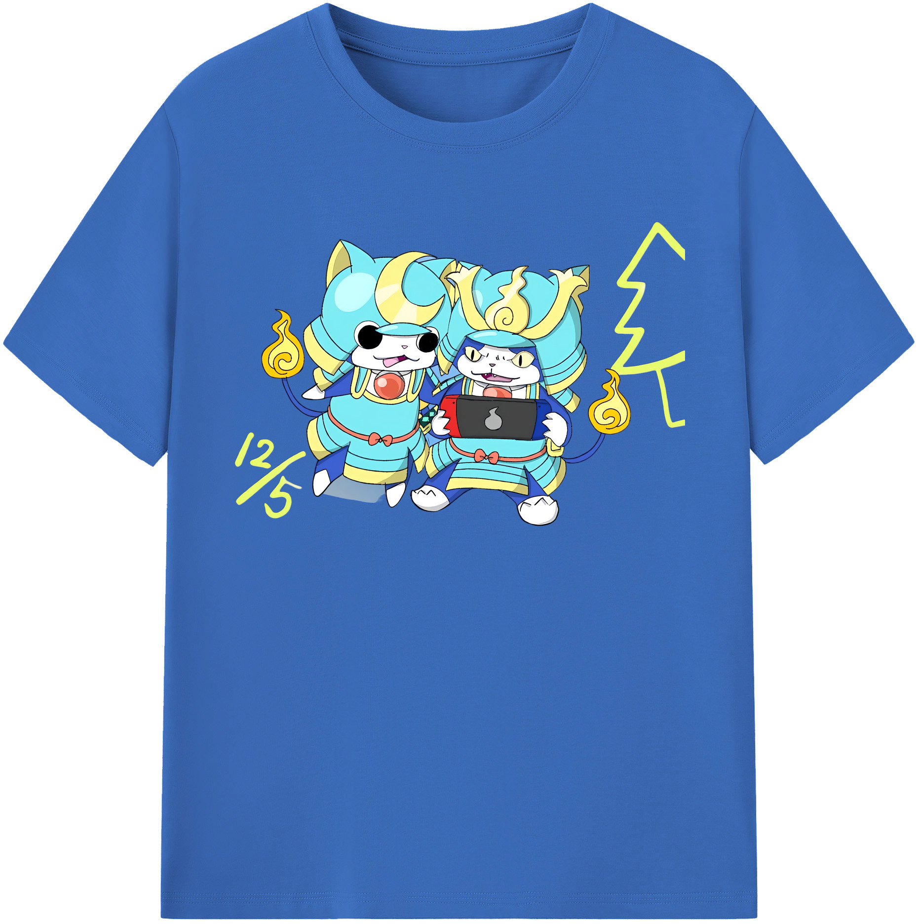 （画像用） 妖怪ウォッチ Yo-kai Watch 綿100％半袖Tシャツ（フロントプリント）