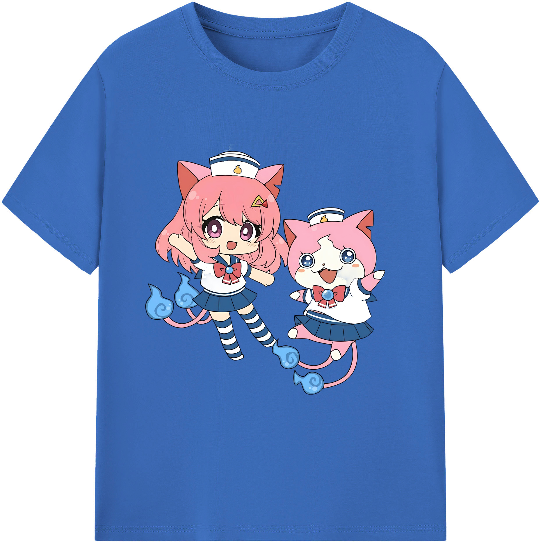 （画像用） 妖怪ウォッチ Yo-kai Watch 綿100％半袖Tシャツ（フロントプリント）