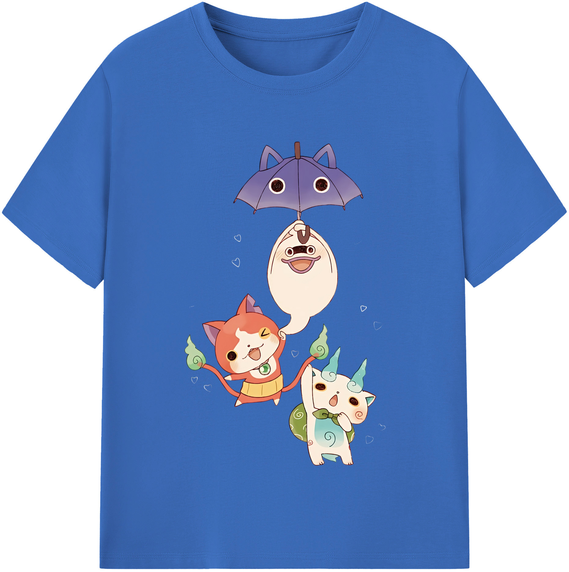 （画像用） 妖怪ウォッチ Yo-kai Watch 綿100％半袖Tシャツ（フロントプリント）