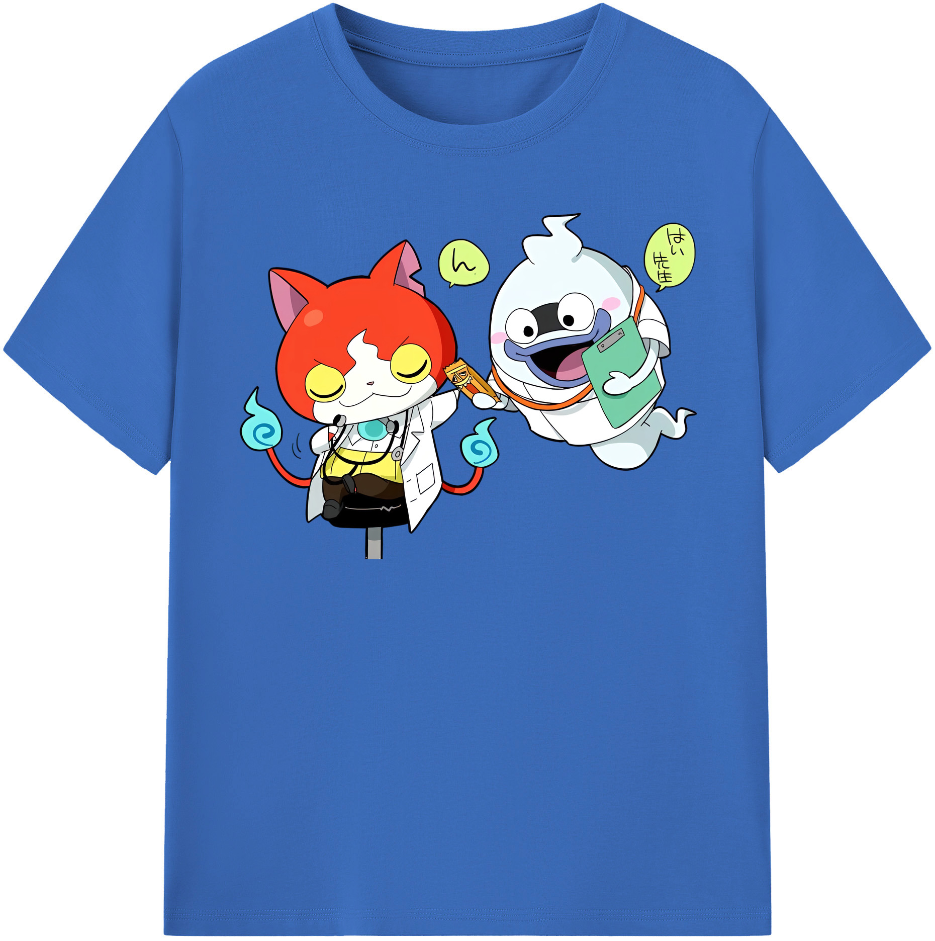（画像用） 妖怪ウォッチ Yo-kai Watch 綿100％半袖Tシャツ（フロントプリント）