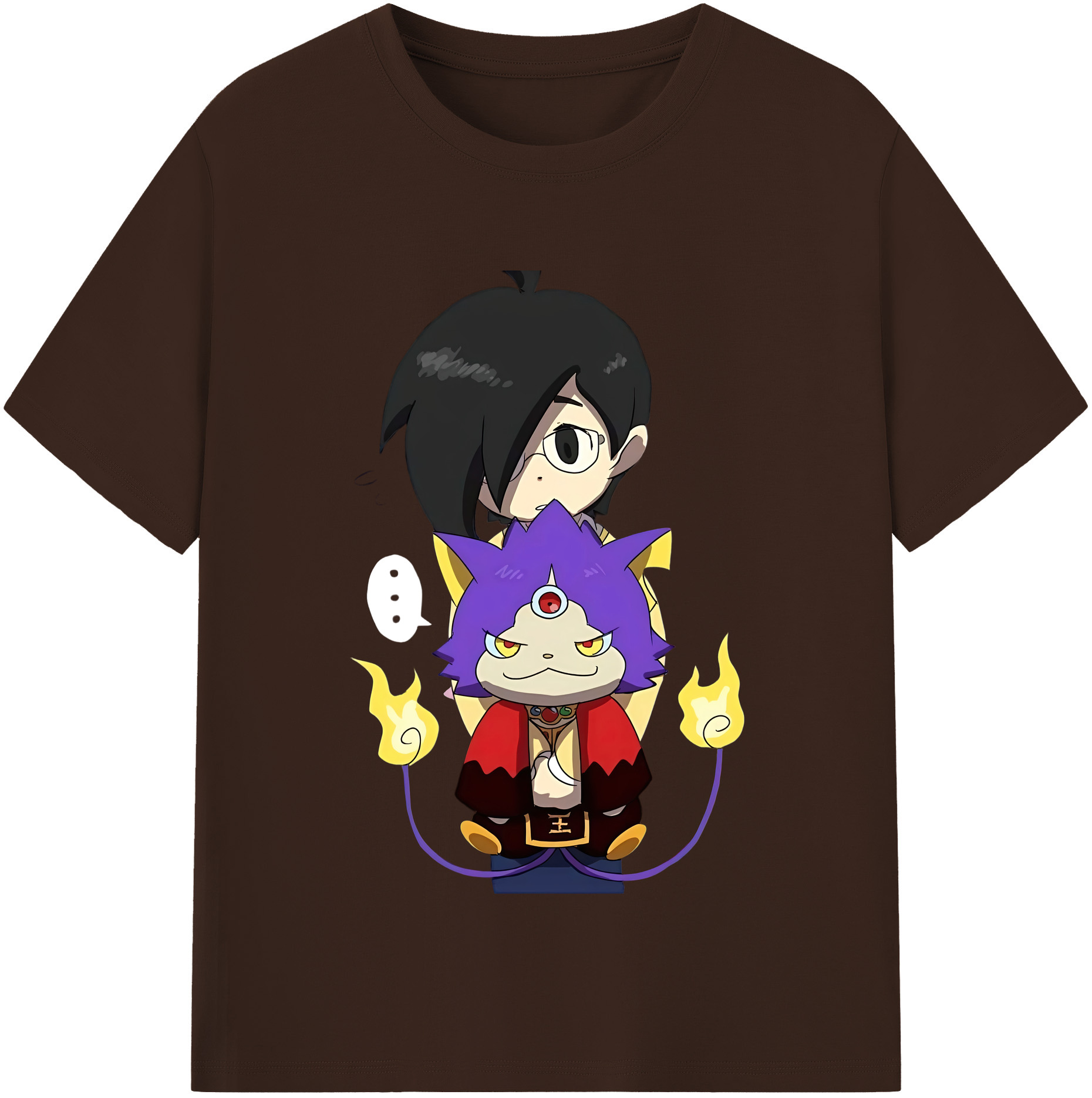 （画像用） 妖怪ウォッチ Yo-kai Watch 綿100％半袖Tシャツ（フロントプリント）