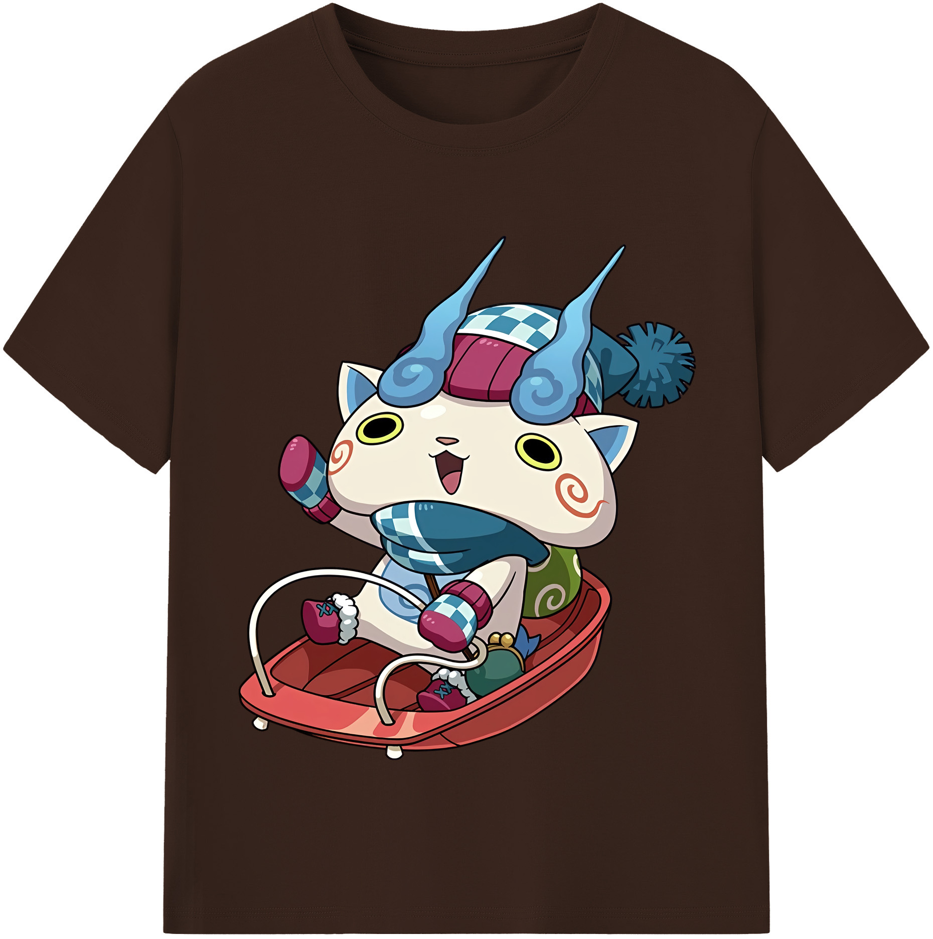 （画像用） 妖怪ウォッチ Yo-kai Watch 綿100％半袖Tシャツ（フロントプリント）