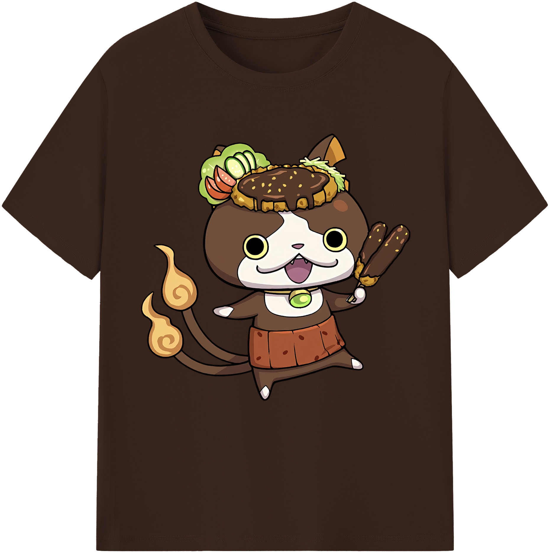 （画像用） 妖怪ウォッチ Yo-kai Watch 綿100％半袖Tシャツ（フロントプリント）