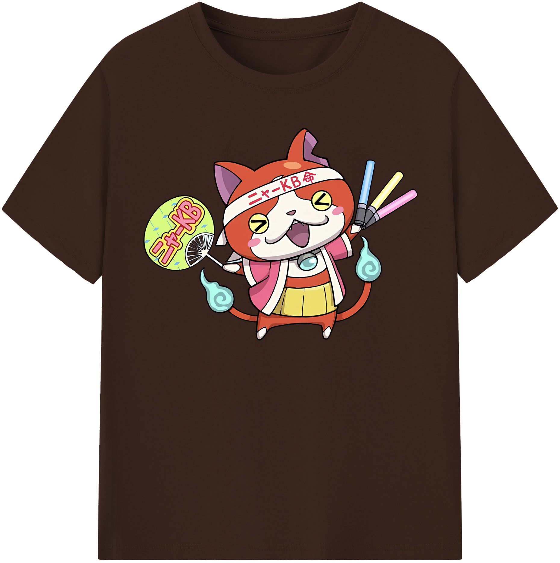 （画像用） 妖怪ウォッチ Yo-kai Watch 綿100％半袖Tシャツ（フロントプリント）