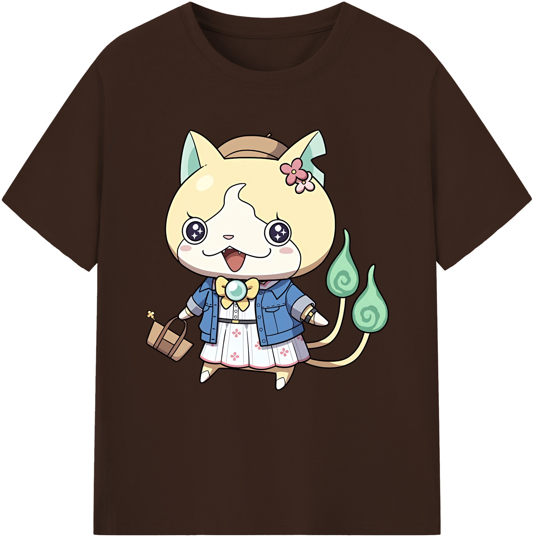 （画像用） 妖怪ウォッチ Yo-kai Watch 綿100％半袖Tシャツ（フロントプリント）