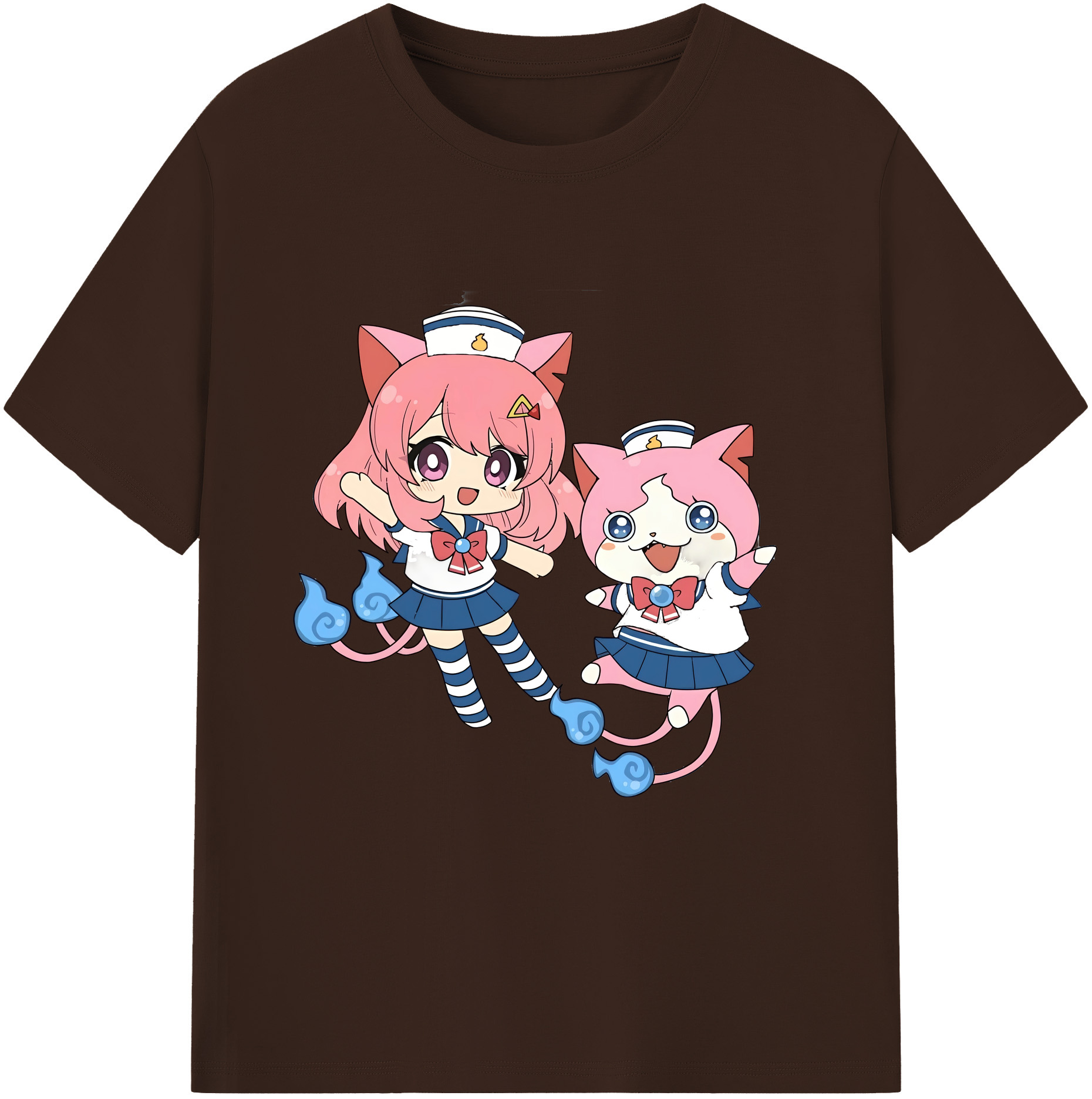 （画像用） 妖怪ウォッチ Yo-kai Watch 綿100％半袖Tシャツ（フロントプリント）