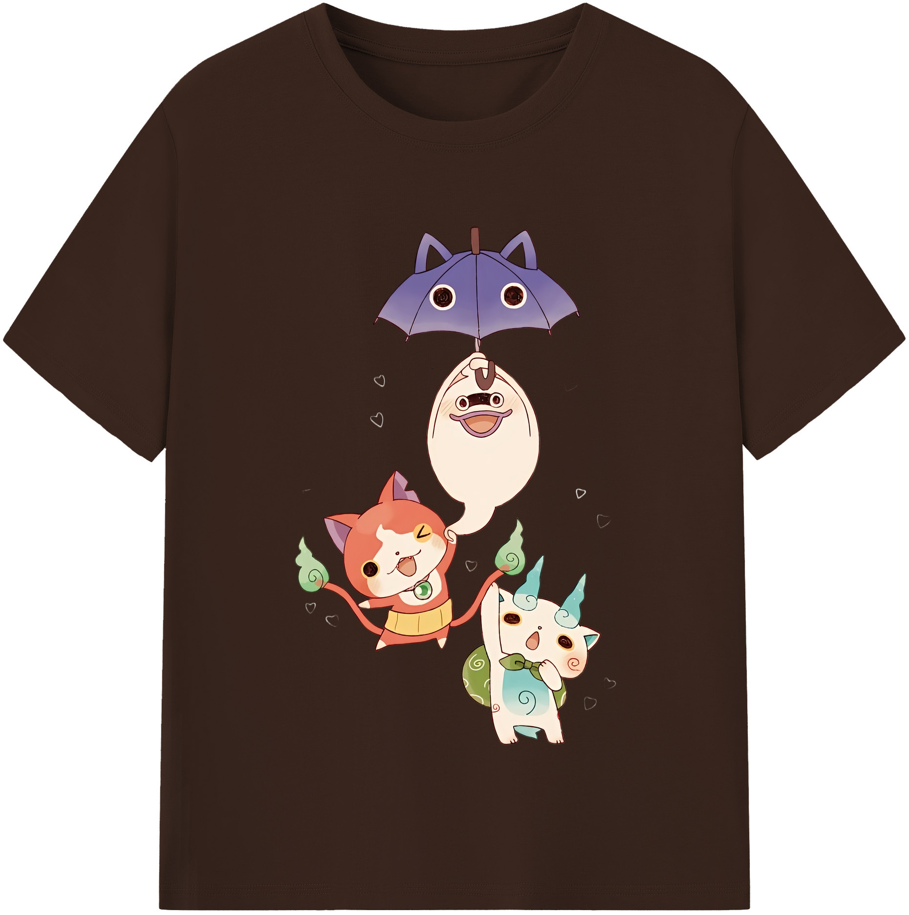 （画像用） 妖怪ウォッチ Yo-kai Watch 綿100％半袖Tシャツ（フロントプリント）
