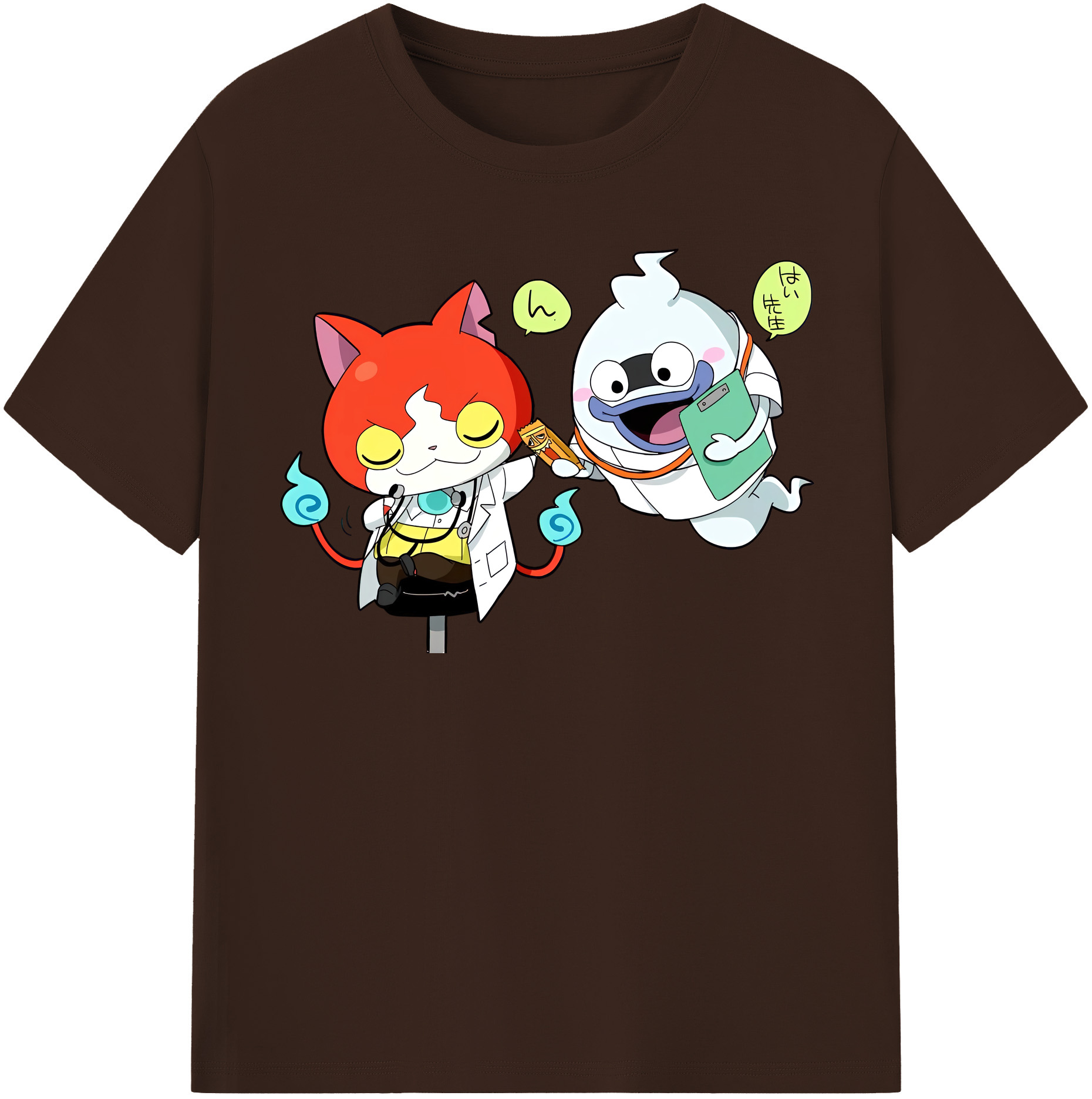 （画像用） 妖怪ウォッチ Yo-kai Watch 綿100％半袖Tシャツ（フロントプリント）