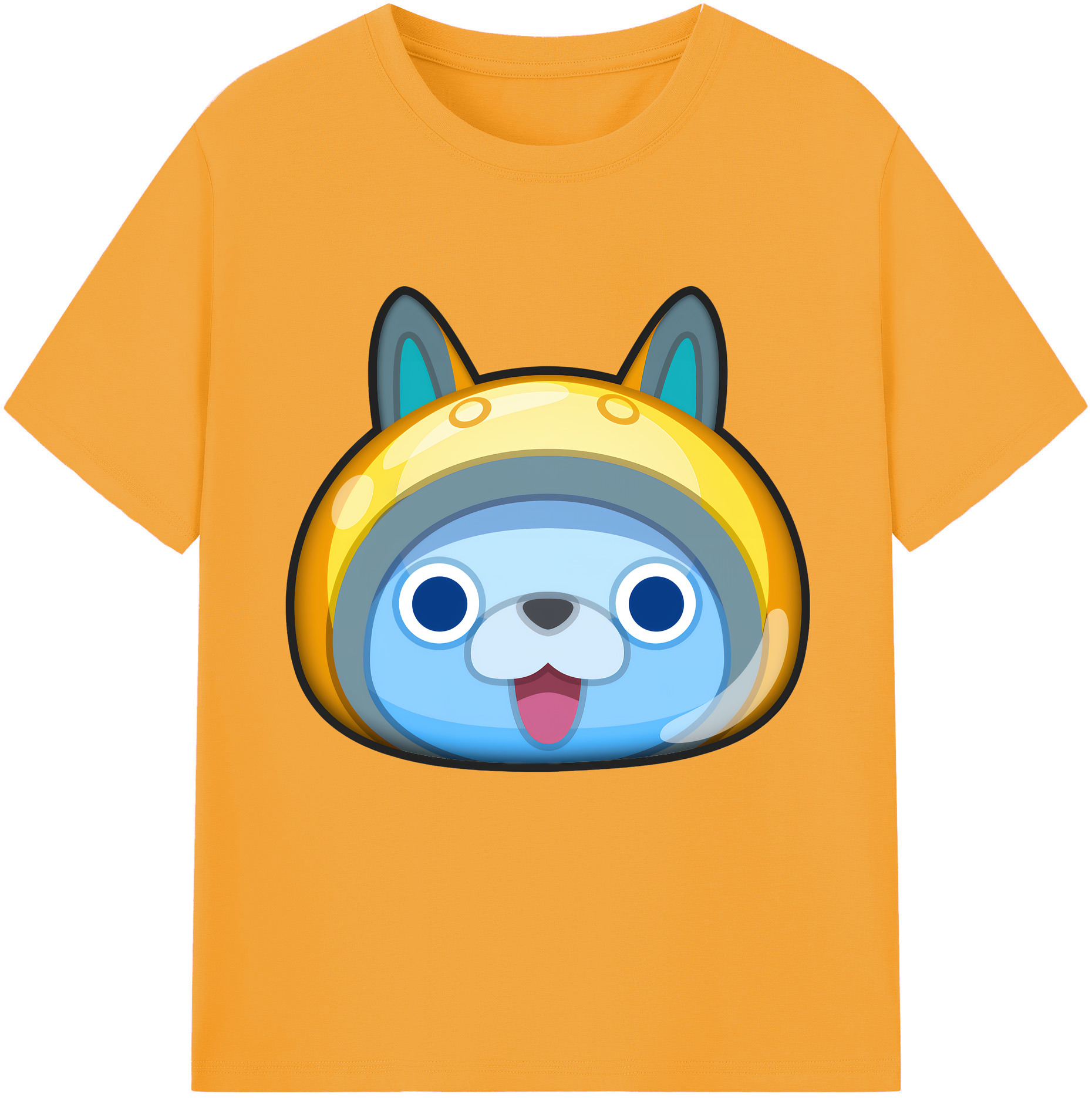 （画像用） 妖怪ウォッチ Yo-kai Watch 綿100％半袖Tシャツ（フロントプリント）