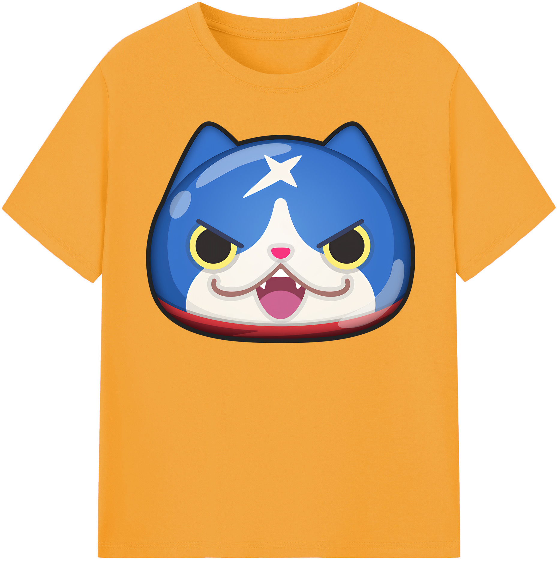 （画像用） 妖怪ウォッチ Yo-kai Watch 綿100％半袖Tシャツ（フロントプリント）