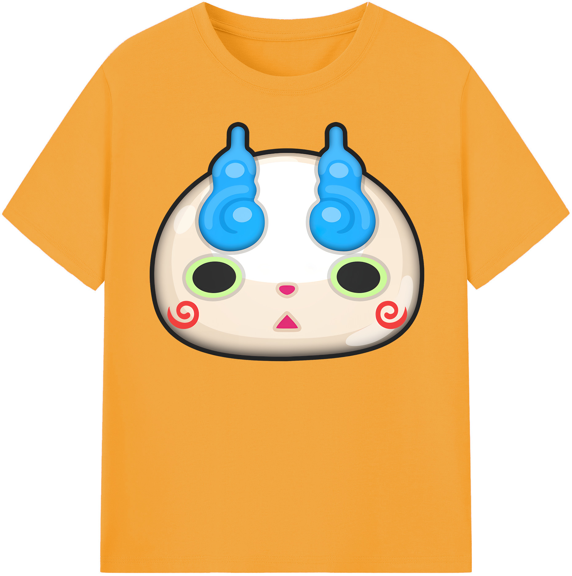 （画像用） 妖怪ウォッチ Yo-kai Watch 綿100％半袖Tシャツ（フロントプリント）