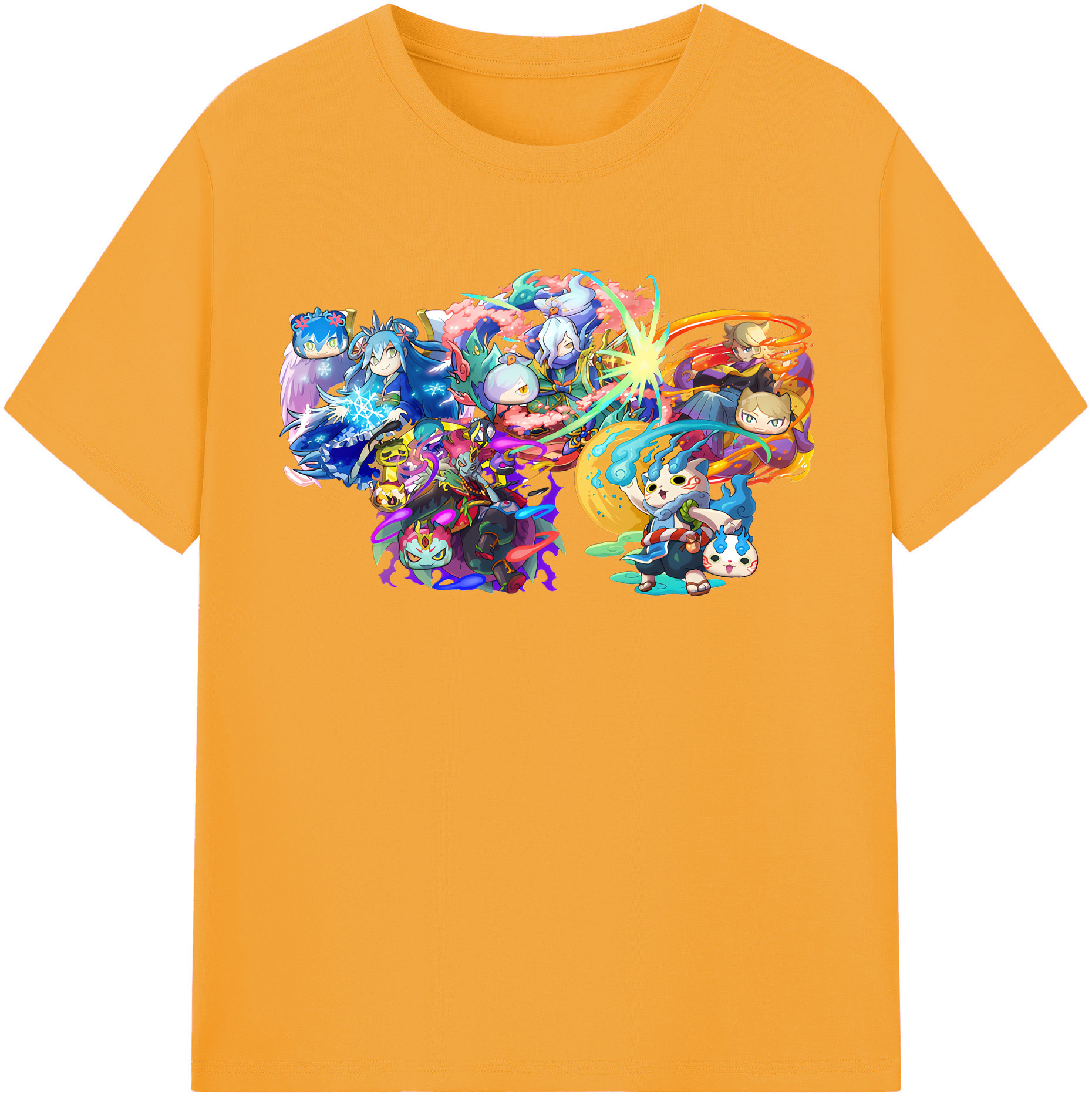 （画像用） 妖怪ウォッチ Yo-kai Watch 綿100％半袖Tシャツ（フロントプリント）
