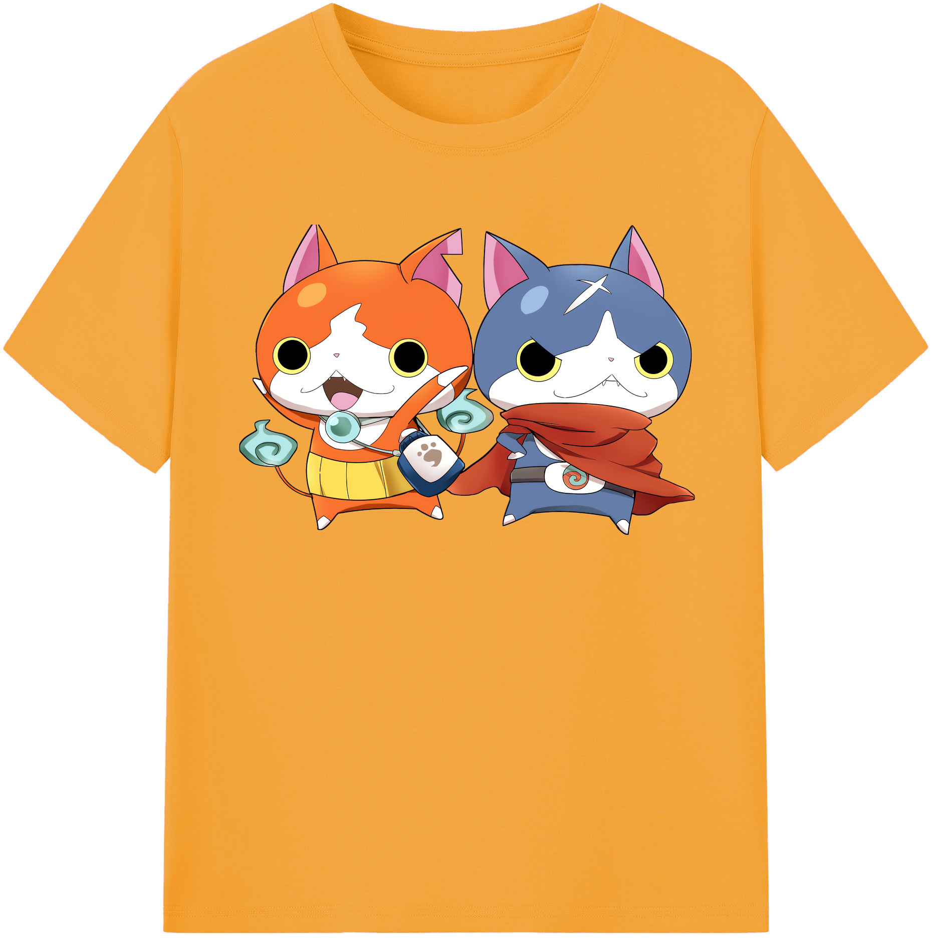 （画像用） 妖怪ウォッチ Yo-kai Watch 綿100％半袖Tシャツ（フロントプリント）