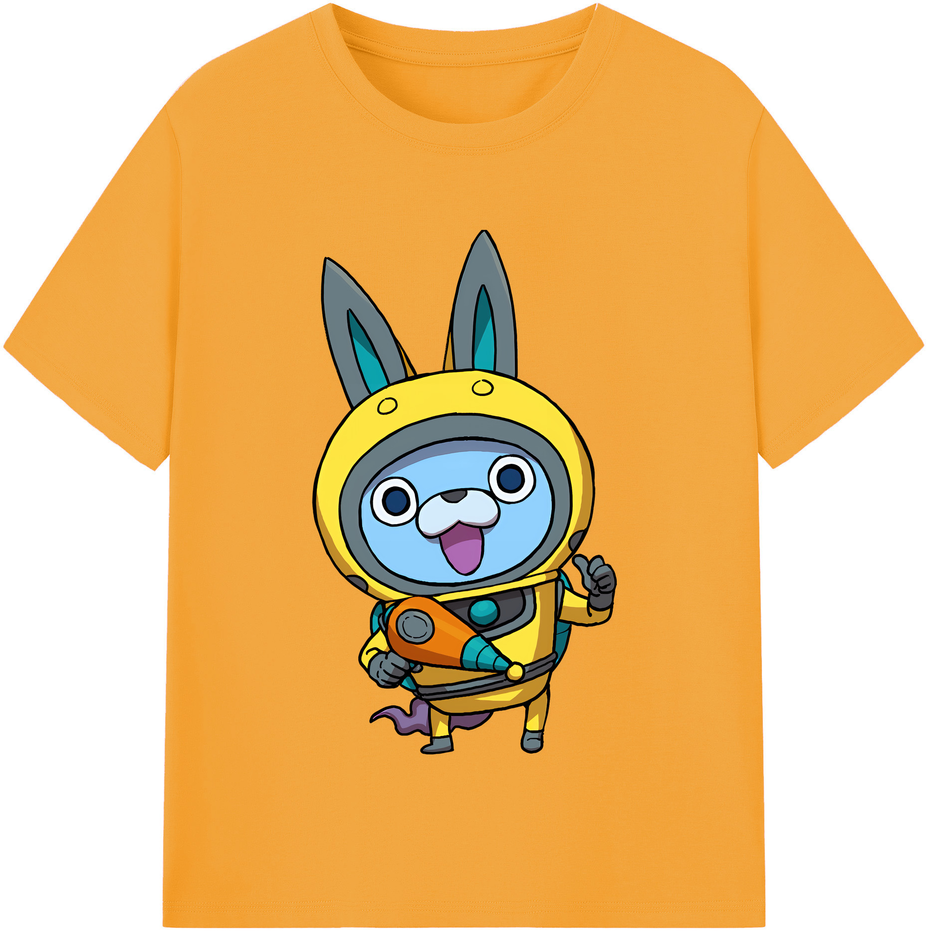 （画像用） 妖怪ウォッチ Yo-kai Watch 綿100％半袖Tシャツ（フロントプリント）