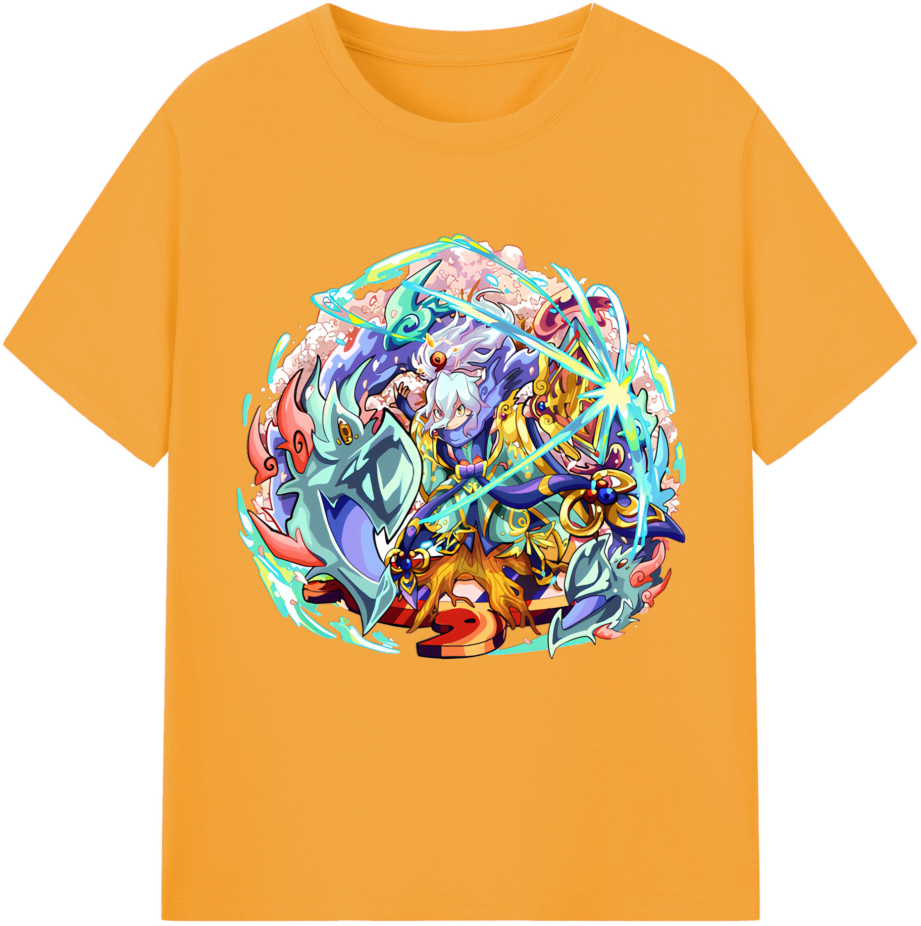 （画像用） 妖怪ウォッチ Yo-kai Watch 綿100％半袖Tシャツ（フロントプリント）
