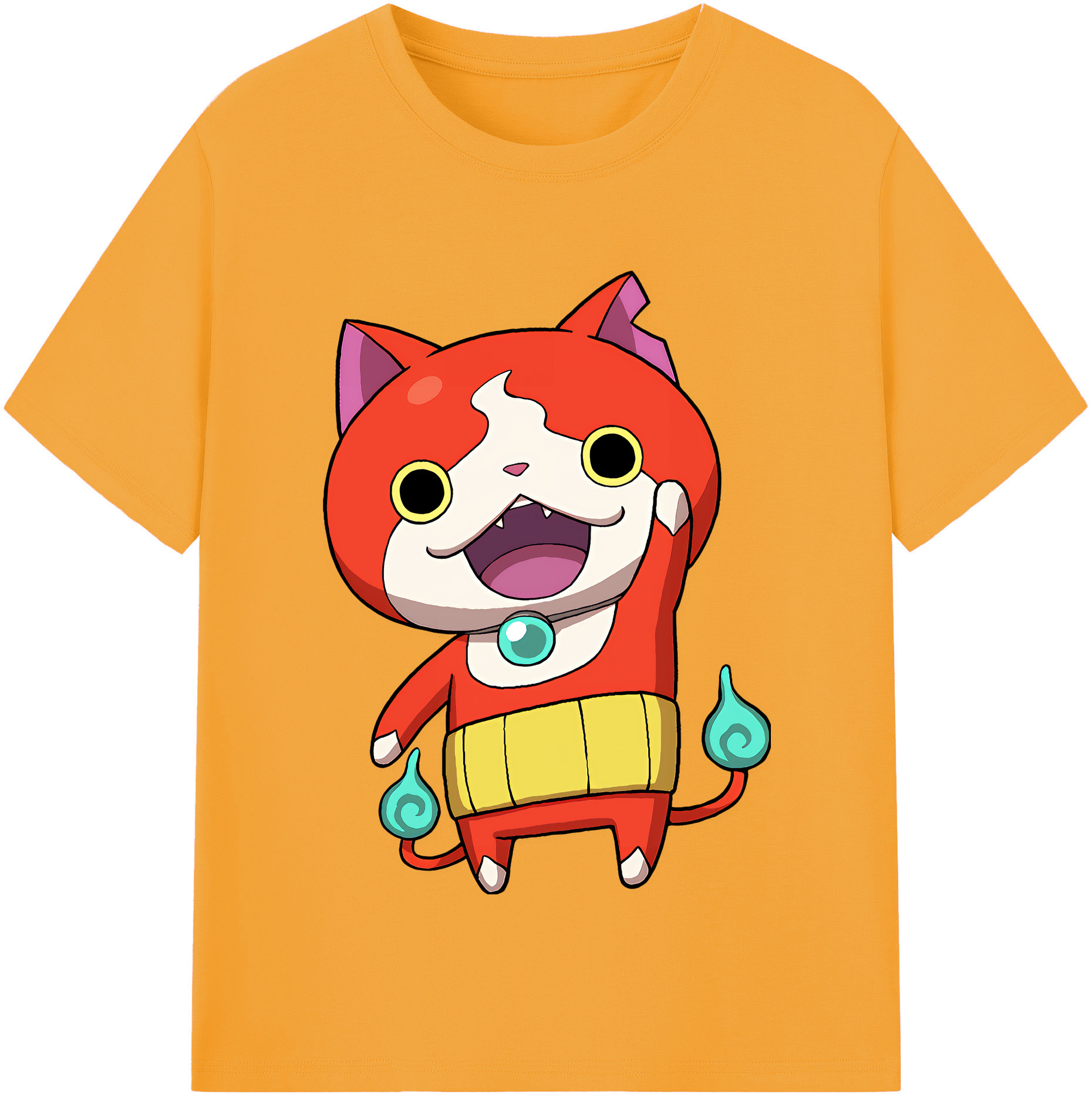 （画像用） 妖怪ウォッチ Yo-kai Watch 綿100％半袖Tシャツ（フロントプリント）